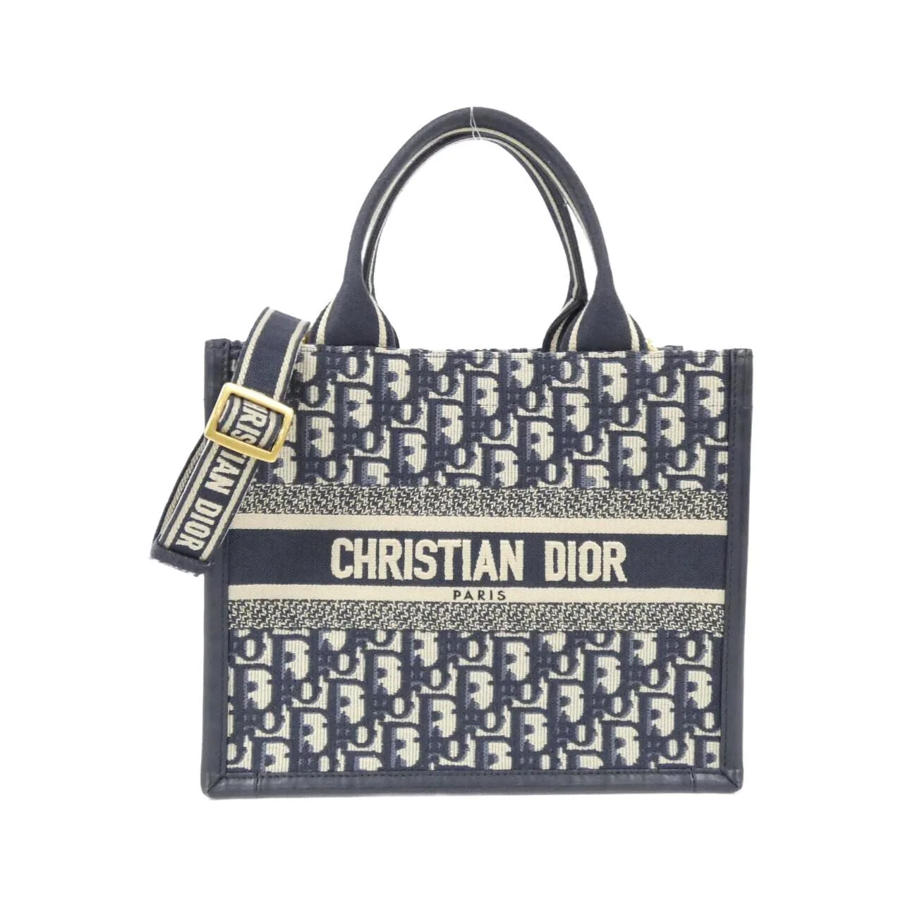 DIOR Book Tote M1325CZBB Tote Canvas Blue