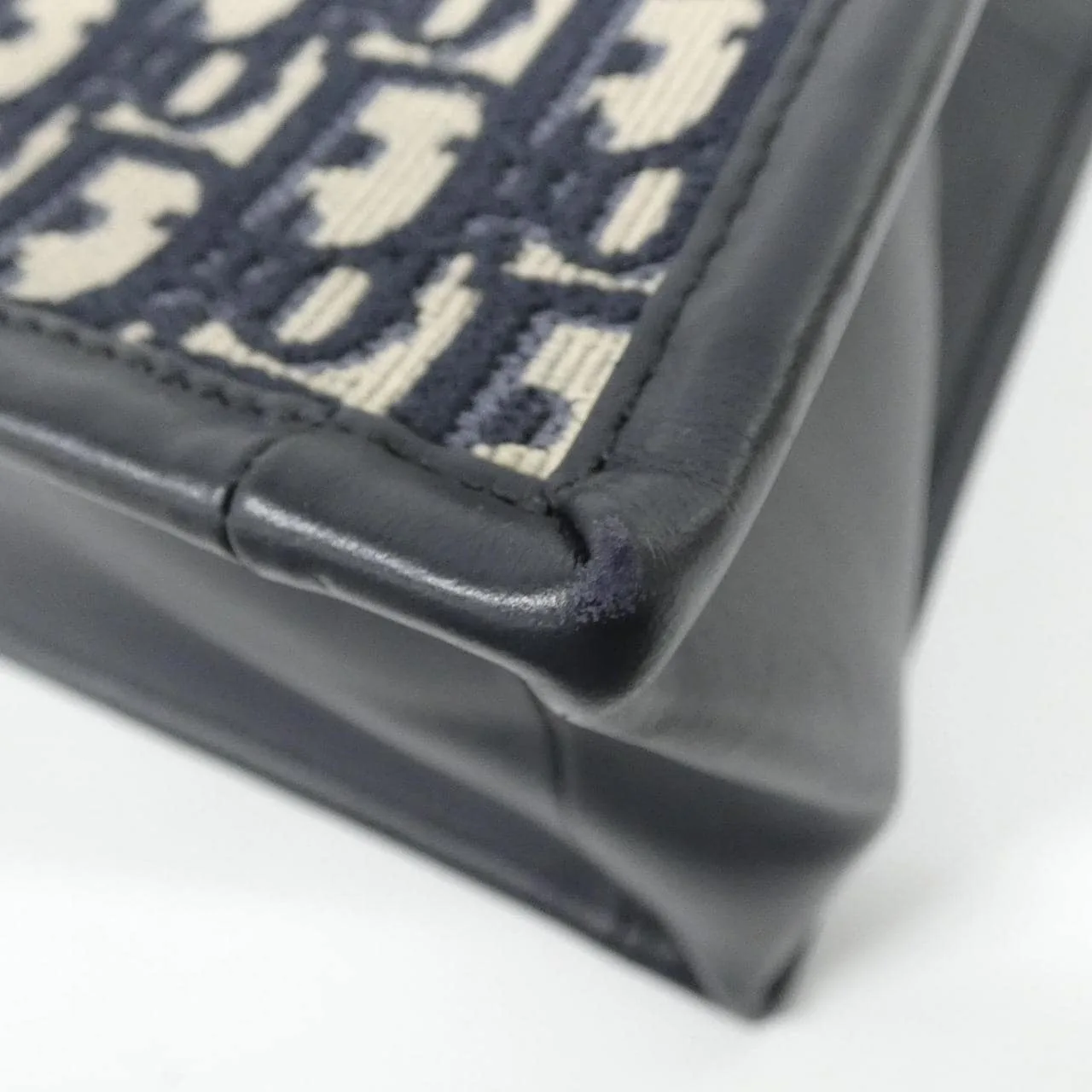 DIOR Book Tote M1325CZBB Tote Canvas 藍色 帆布 中古品A - 縮圖 3