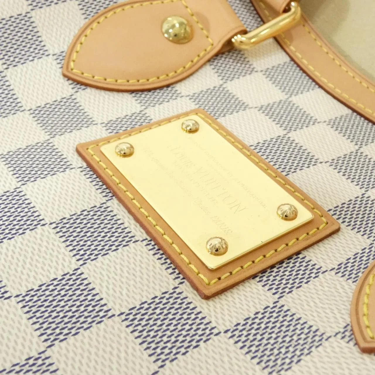 LOUIS VUITTON N51207 Handbag Damier 黑色 Damier 中古品A - 縮圖 4