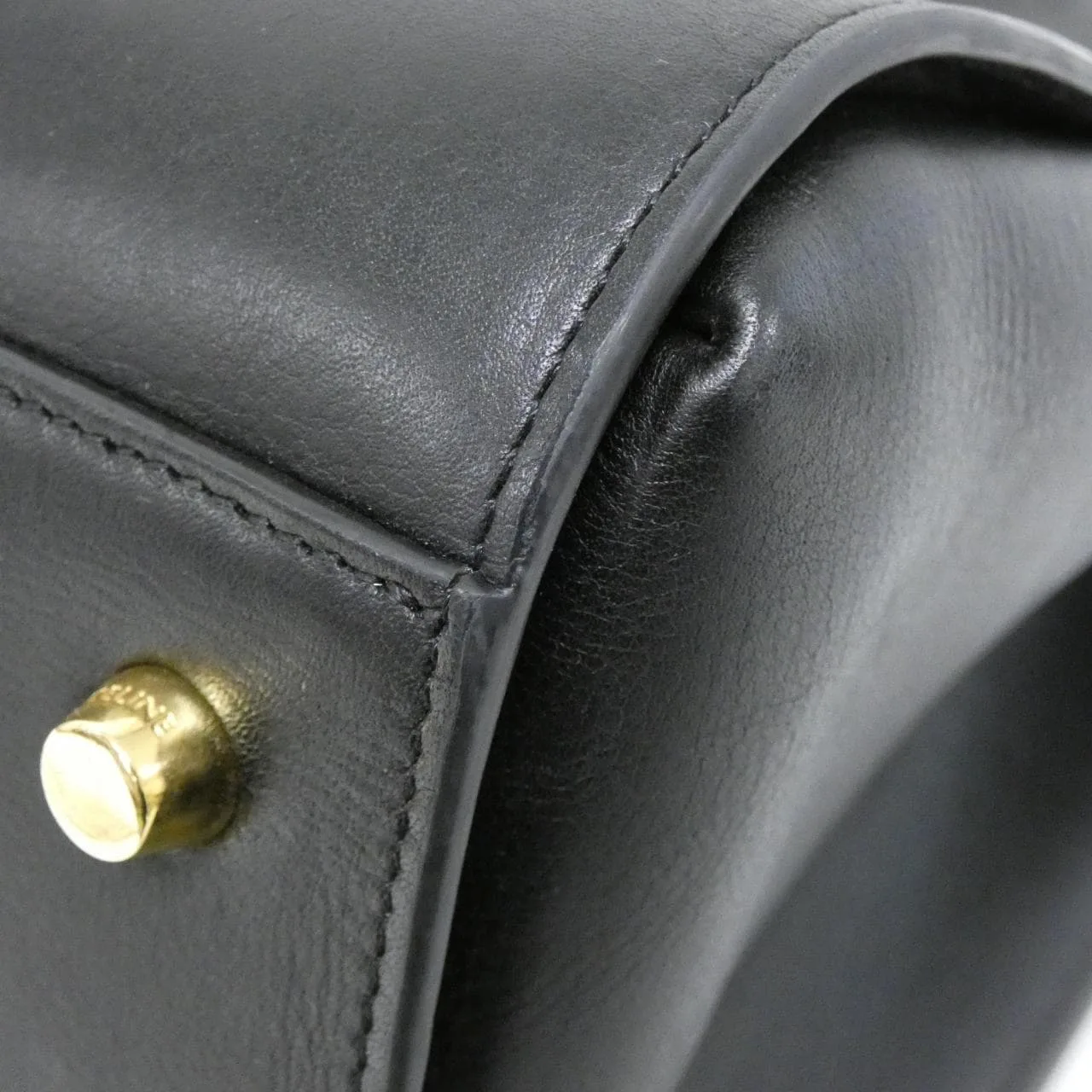 CELINE 114443FSS Handbag 黑色 中古品B - 縮圖 3