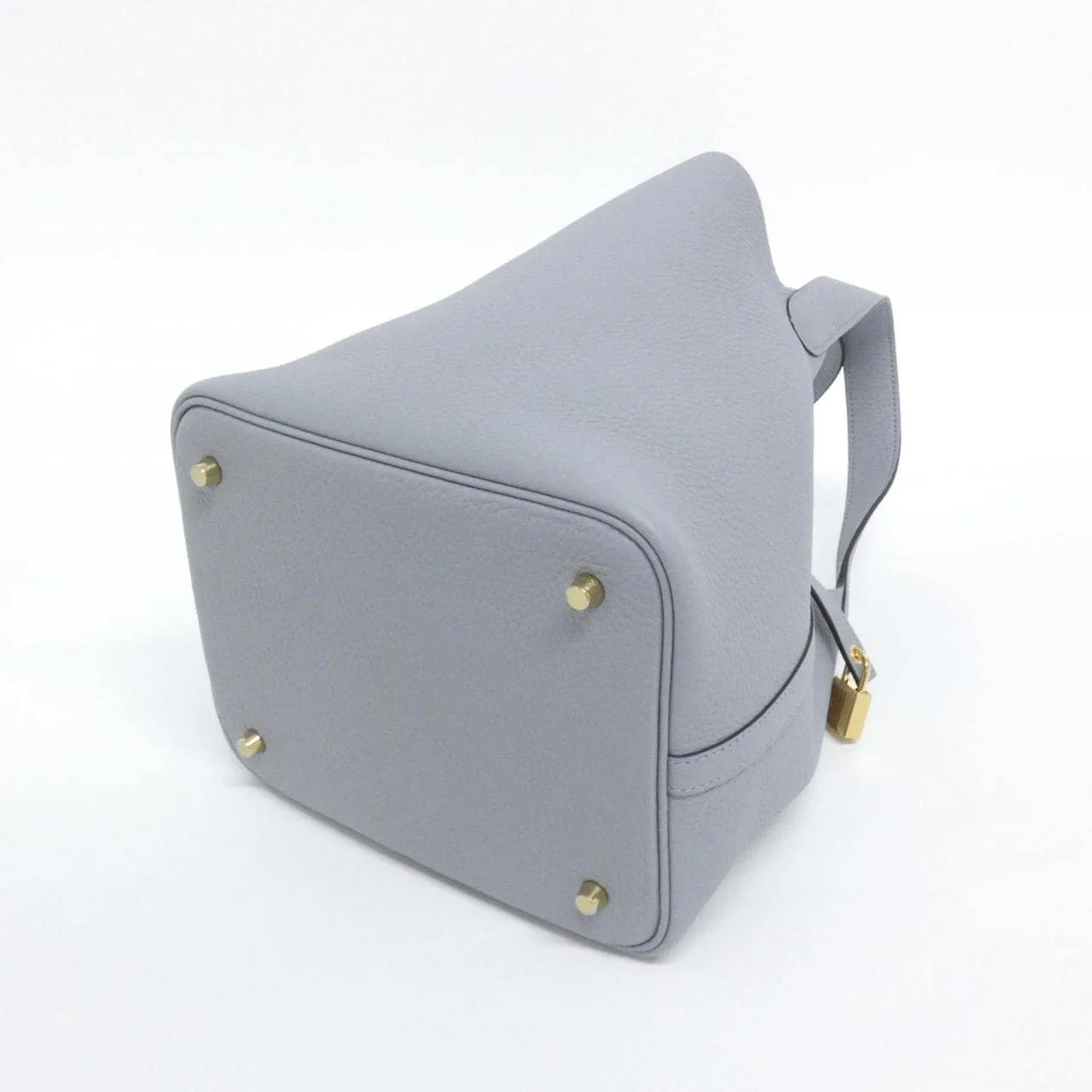 HERMES Picotin 060991CC Handbag Clemence Clemence 皮 未使用品 - 縮圖 2