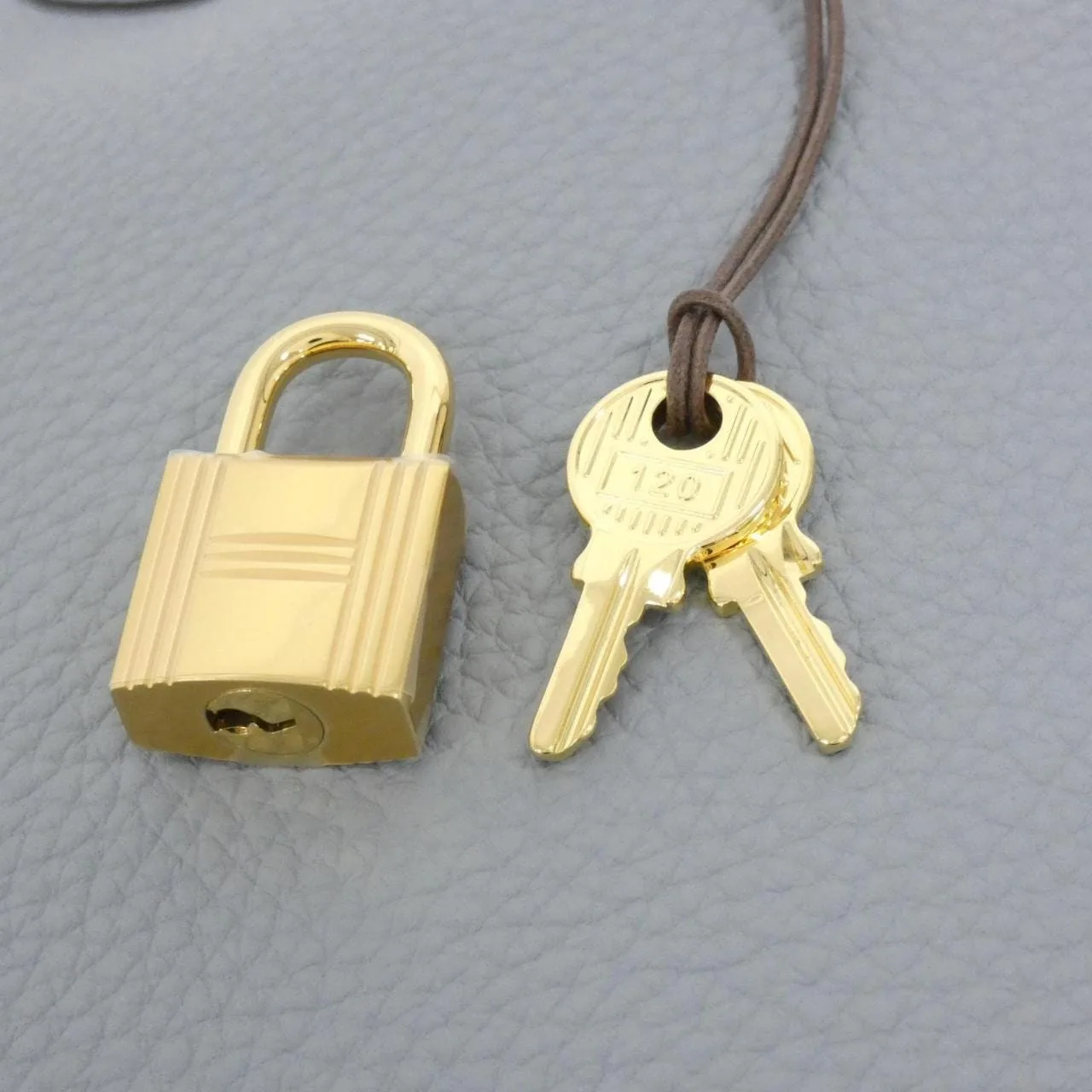 HERMES Picotin 060991CC Handbag Clemence Clemence 皮 未使用品 - 縮圖 3