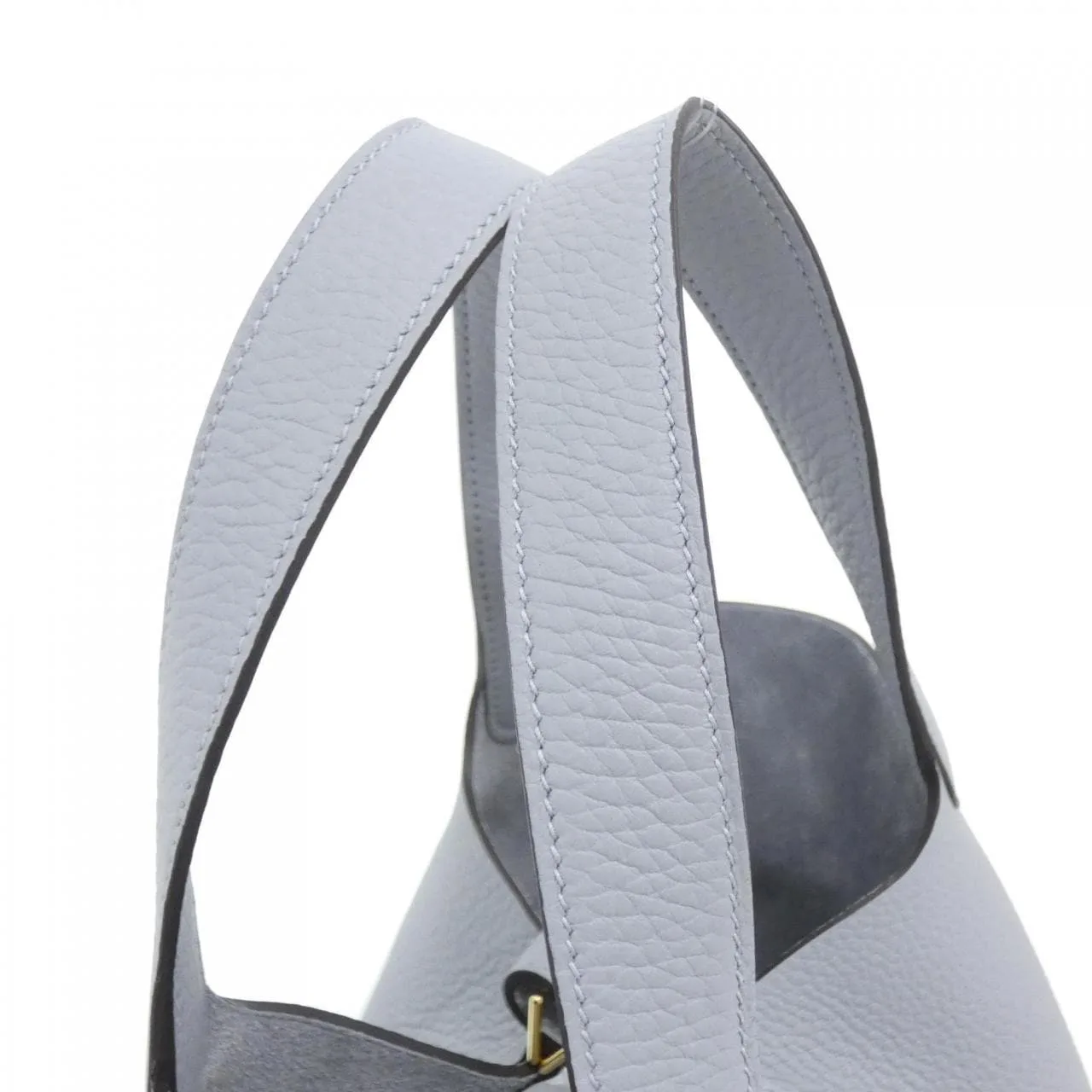 HERMES Picotin 060991CC Handbag Clemence Clemence 皮 未使用品 - 縮圖 4