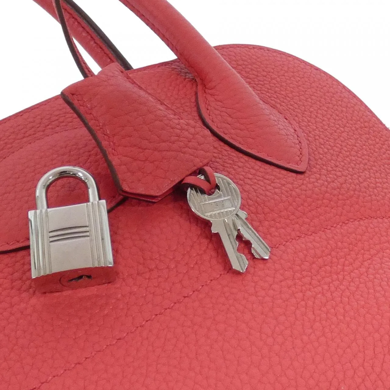 HERMES Bolide 073419CK Handbag Clemence Black Clemence Leather Rank A - Thumbnail 4