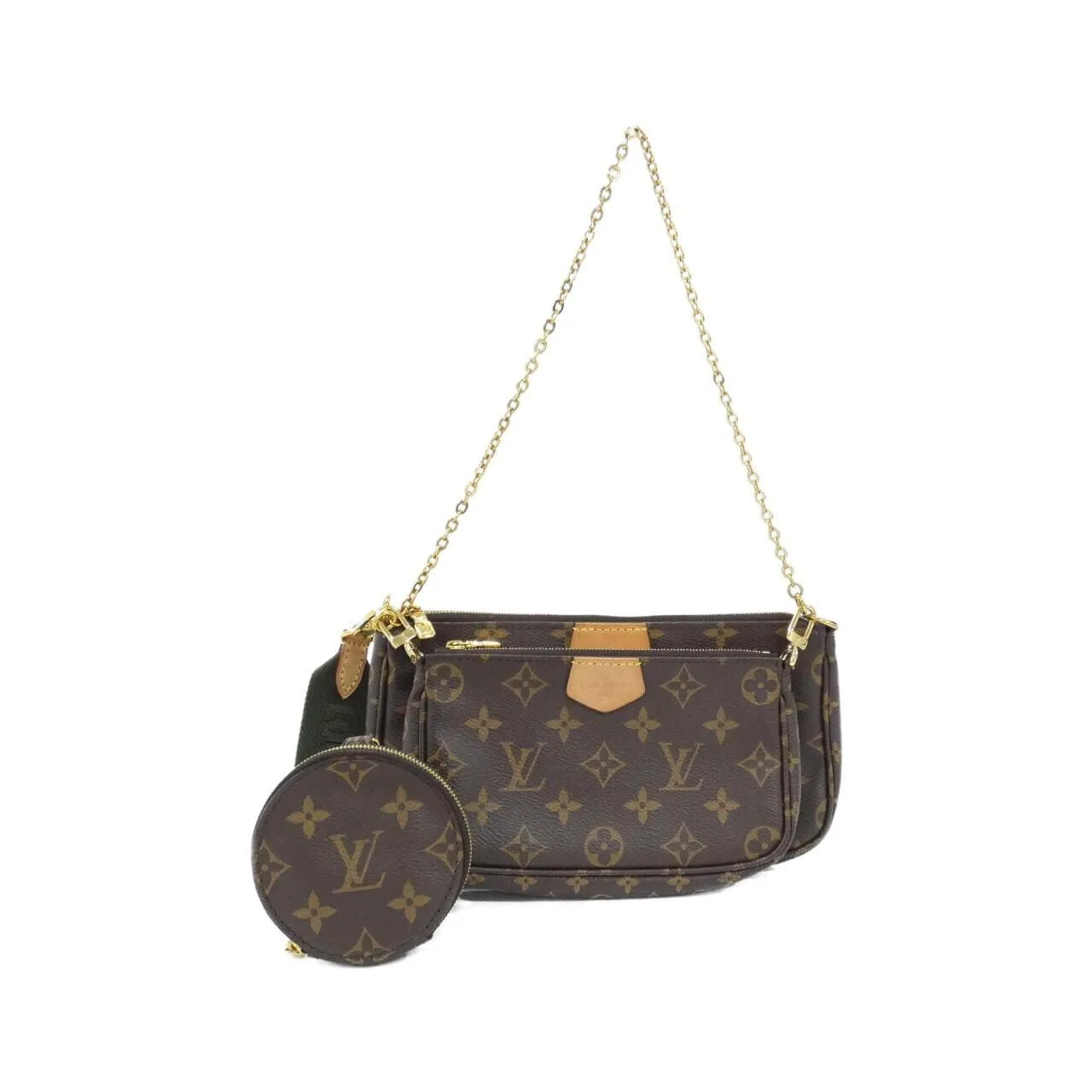 LOUIS VUITTON Pochette M44813 Shoulder Monogram Black
