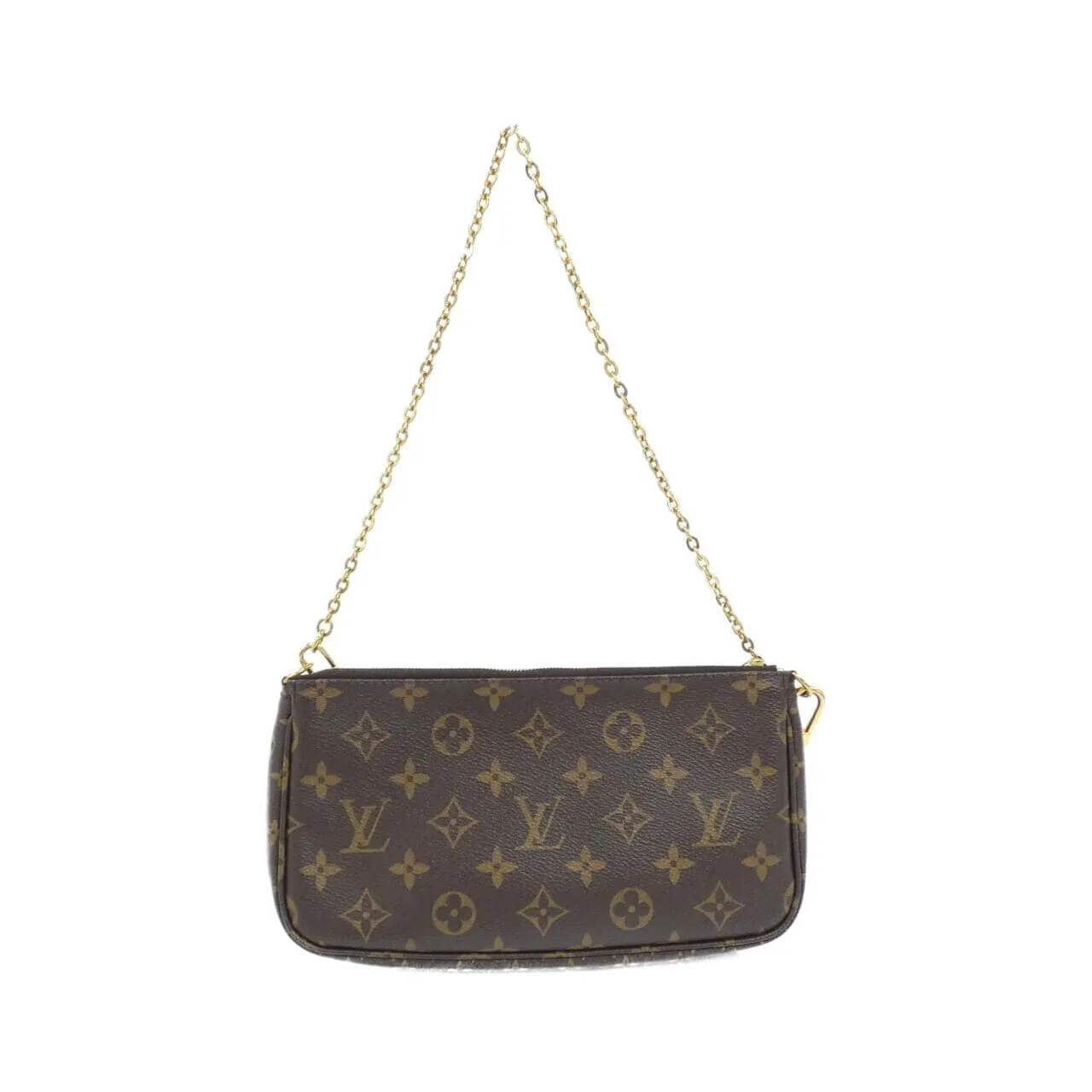 LOUIS VUITTON Pochette M44813 Shoulder Monogram 黑色 Monogram 中古品A - 縮圖 2