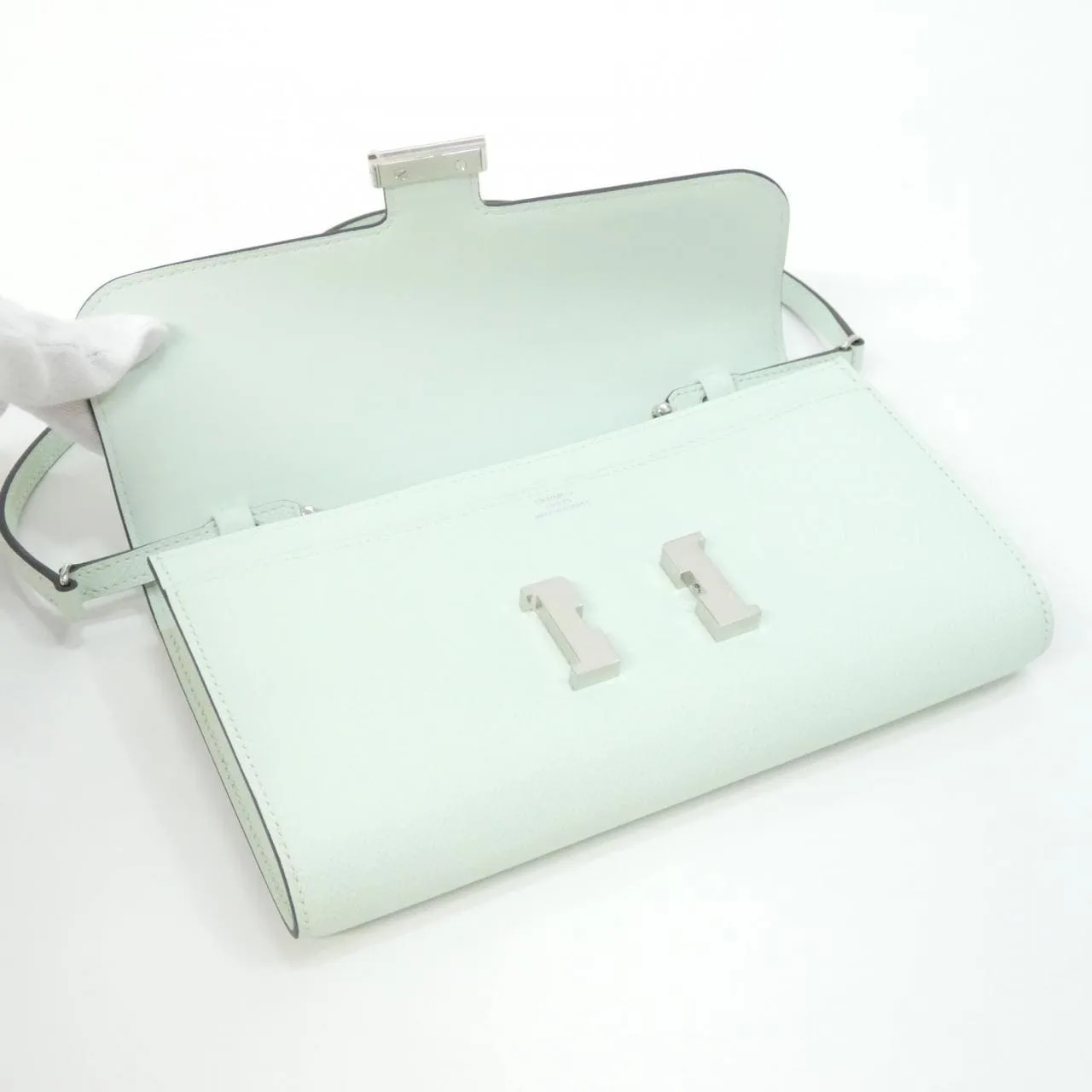 HERMES Constance 080125CK Wallet Epsom Black Epsom Leather Rank A - Thumbnail 6