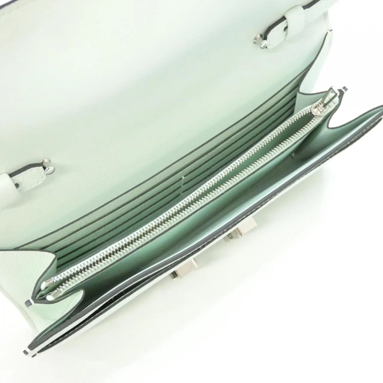 HERMES Constance 080125CK Wallet Epsom Black Epsom Leather Rank A - Thumbnail 7