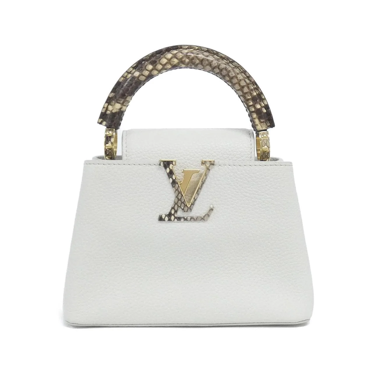 LOUIS VUITTON Capucines N98477 Handbag Leather