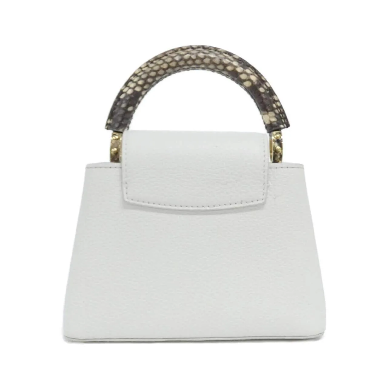 LOUIS VUITTON Capucines N98477 Handbag Leather Black Leather Rank A - Thumbnail 2