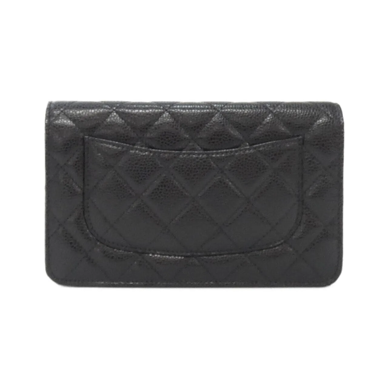 CHANEL AP4241 Wallet Grained Calfskin Black Grained Calfskin Unused - Thumbnail 2