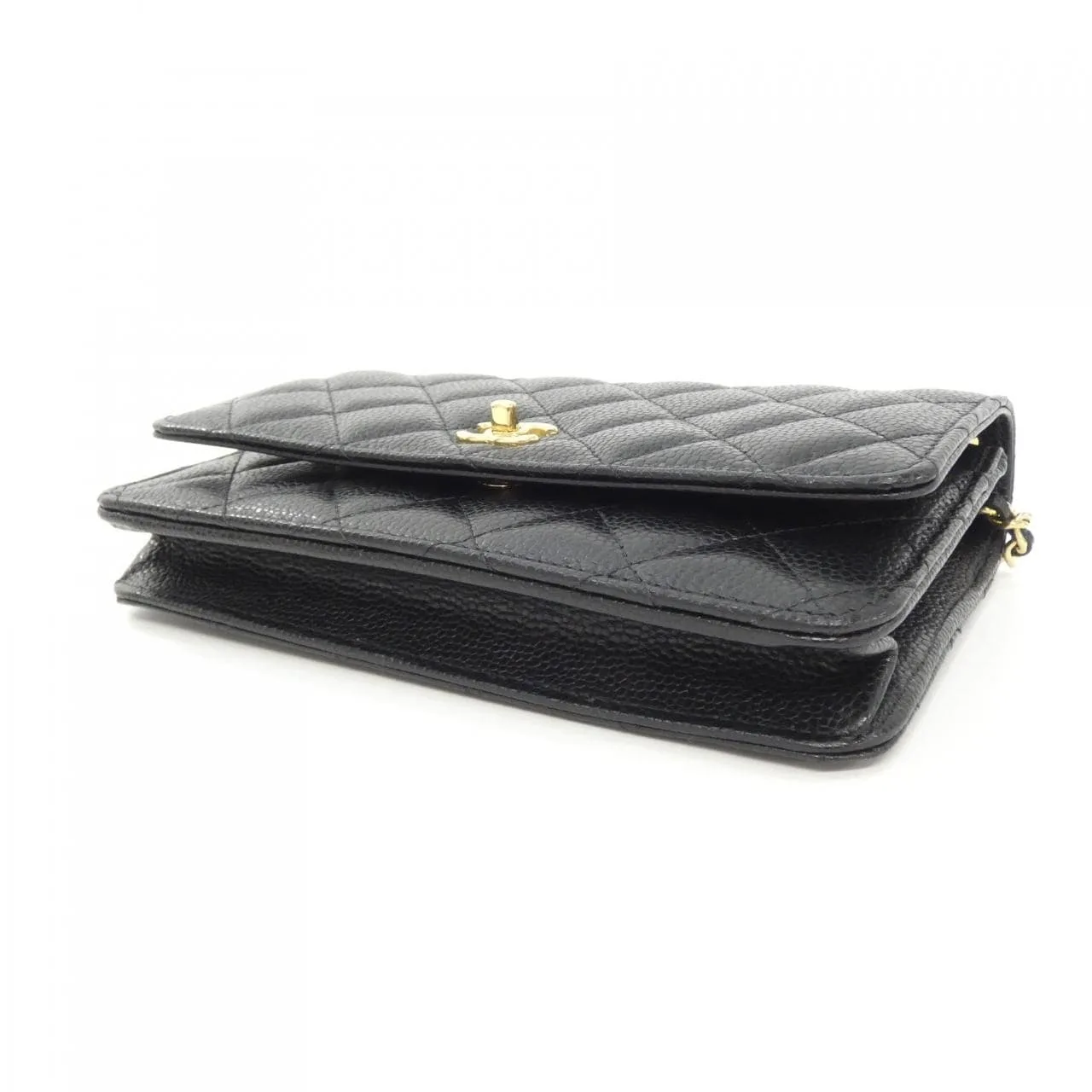 CHANEL AP4241 Wallet Grained Calfskin Black Grained Calfskin Unused - Thumbnail 3
