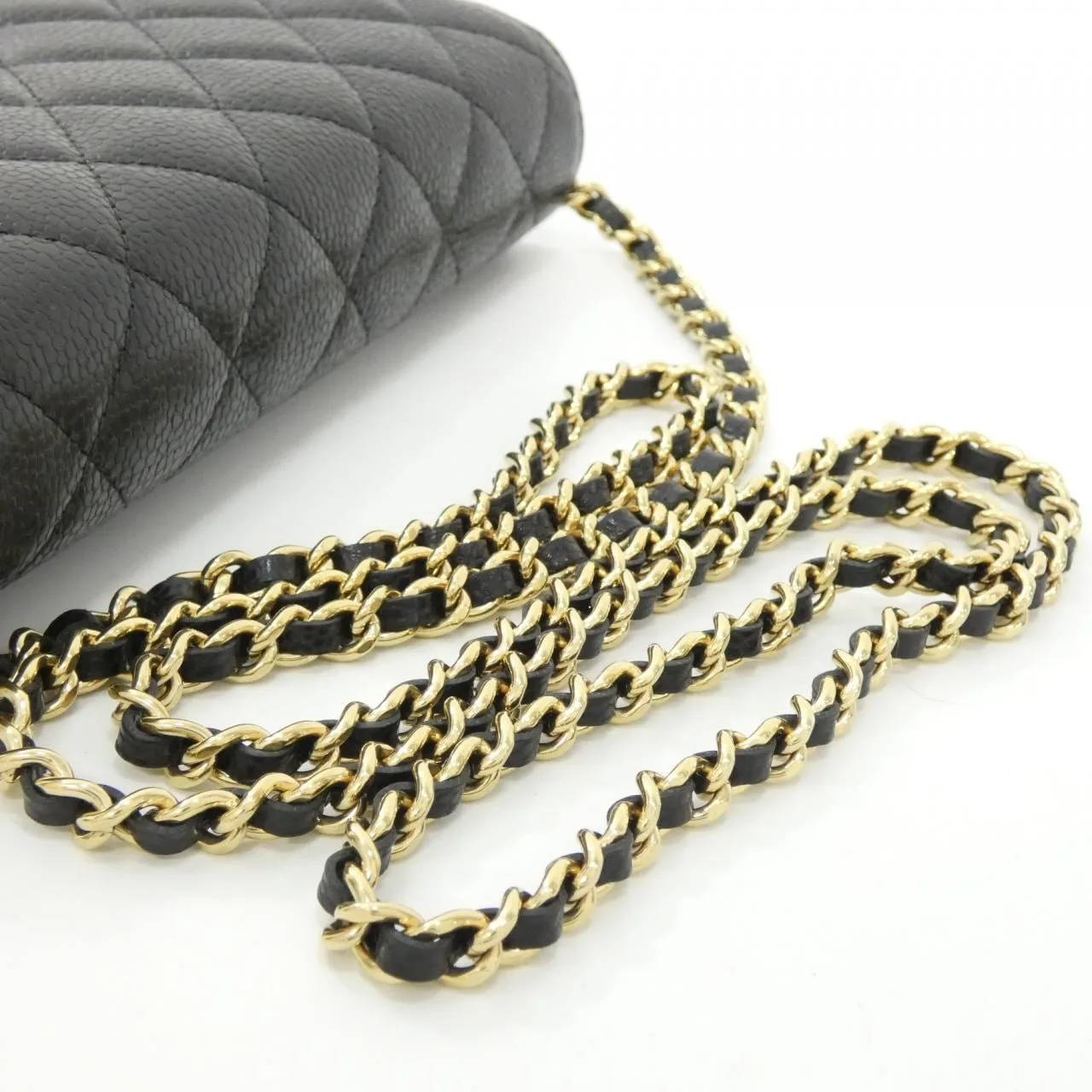 CHANEL AP4241 Wallet Grained Calfskin Black Grained Calfskin Unused - Thumbnail 5