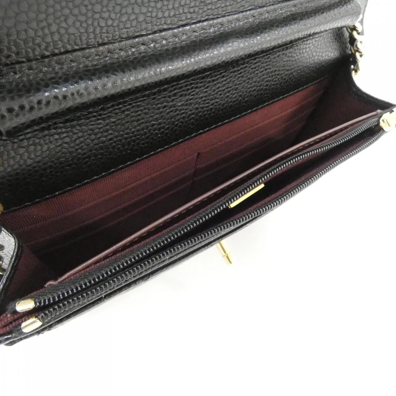 CHANEL AP4241 Wallet Grained Calfskin Black Grained Calfskin Unused - Thumbnail 7