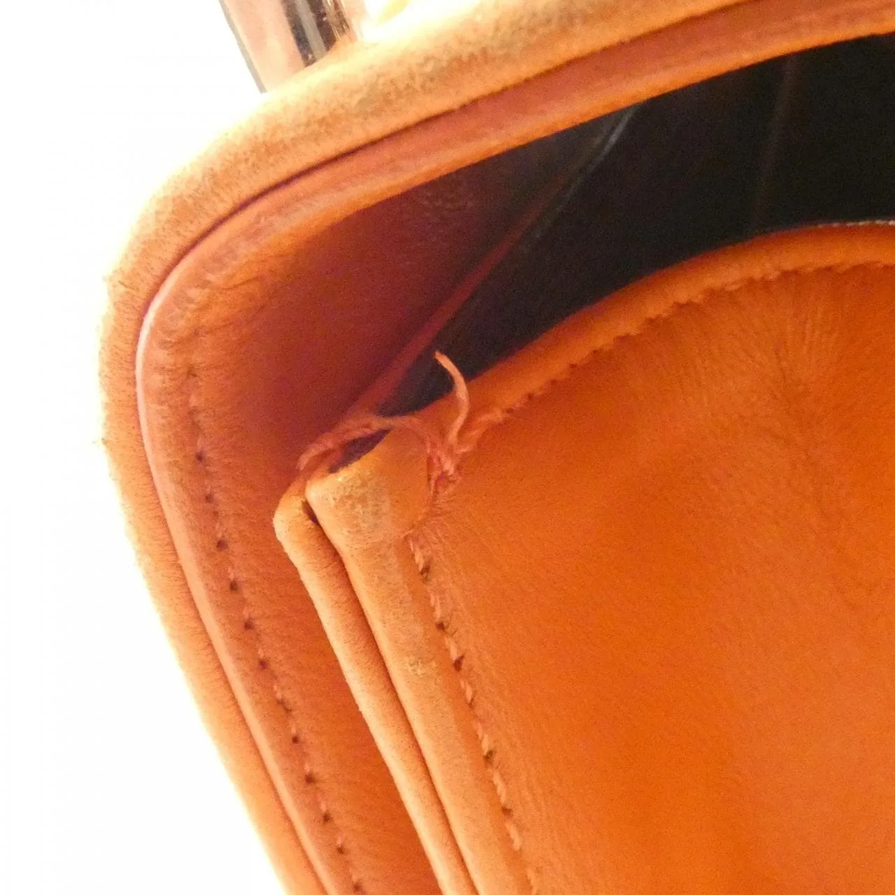 DIOR Shoulder Leather 橙色 皮革 中古品B - 縮圖 6