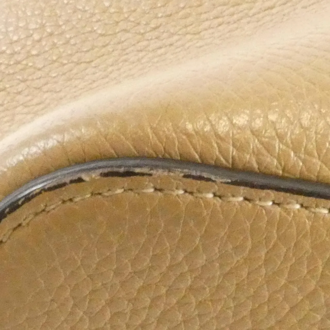 CELINE Cabas 191963CRE Handbag Leather Beige Leather Rank B - Thumbnail 5