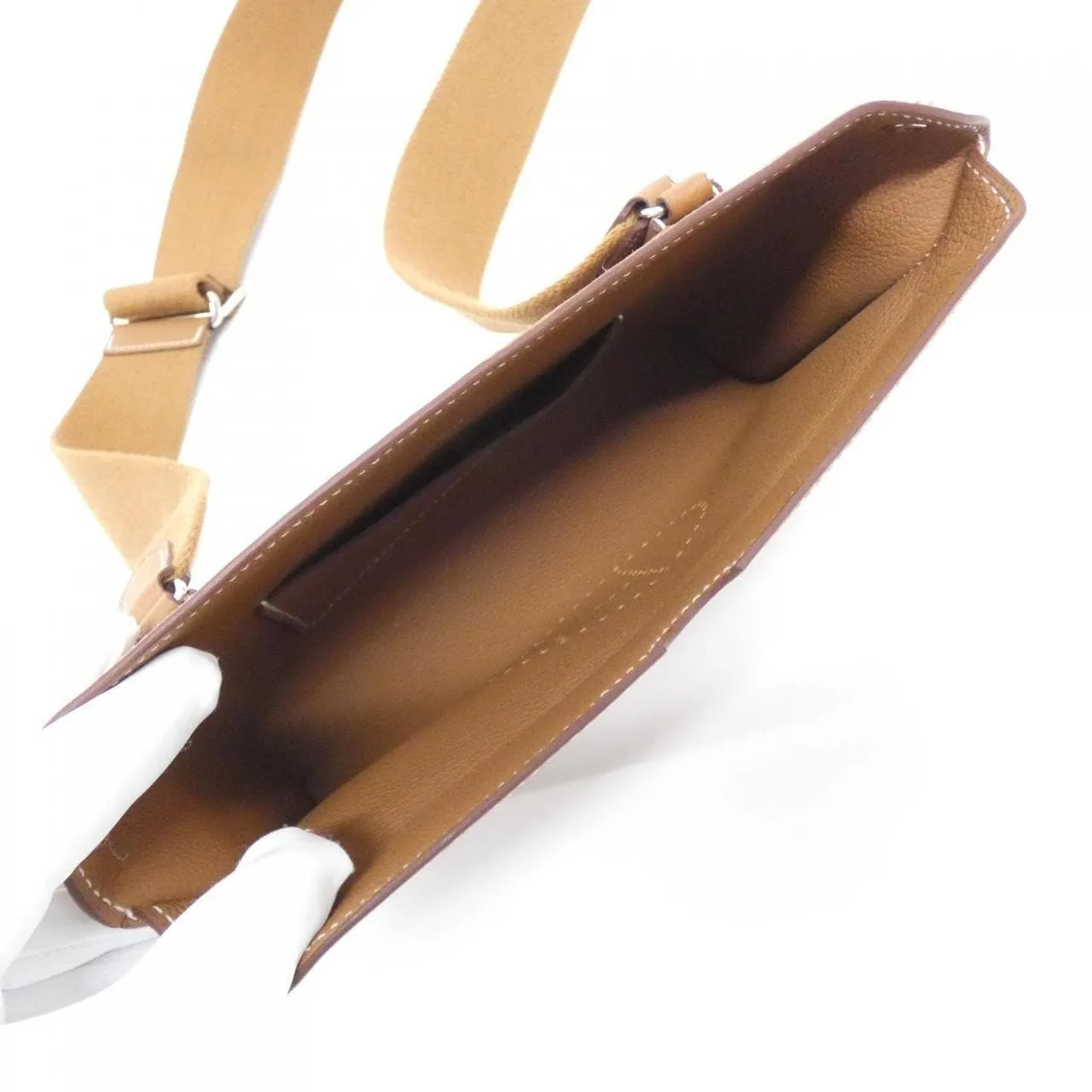 HERMES 084283CK Shoulder Togo Gold Togo Leather Rank A - Thumbnail 6