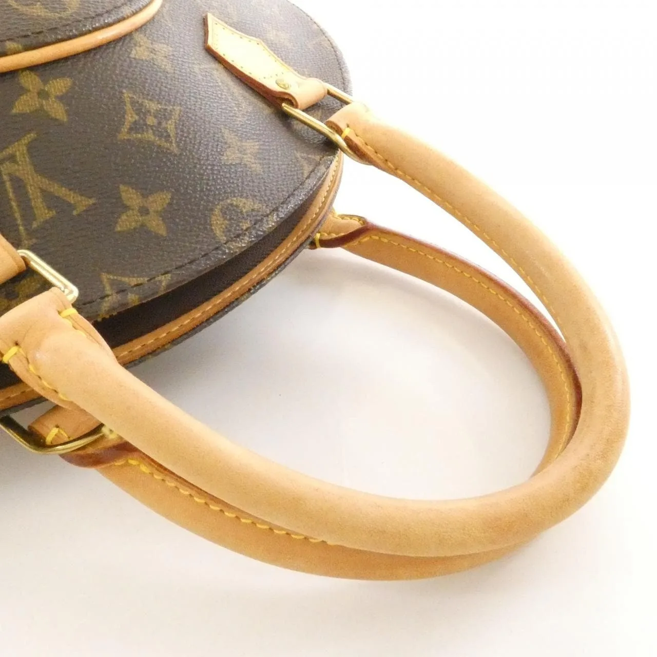 LOUIS VUITTON Ellipse M51127 Handbag Monogram 黑色 Monogram 中古品B - 縮圖 3