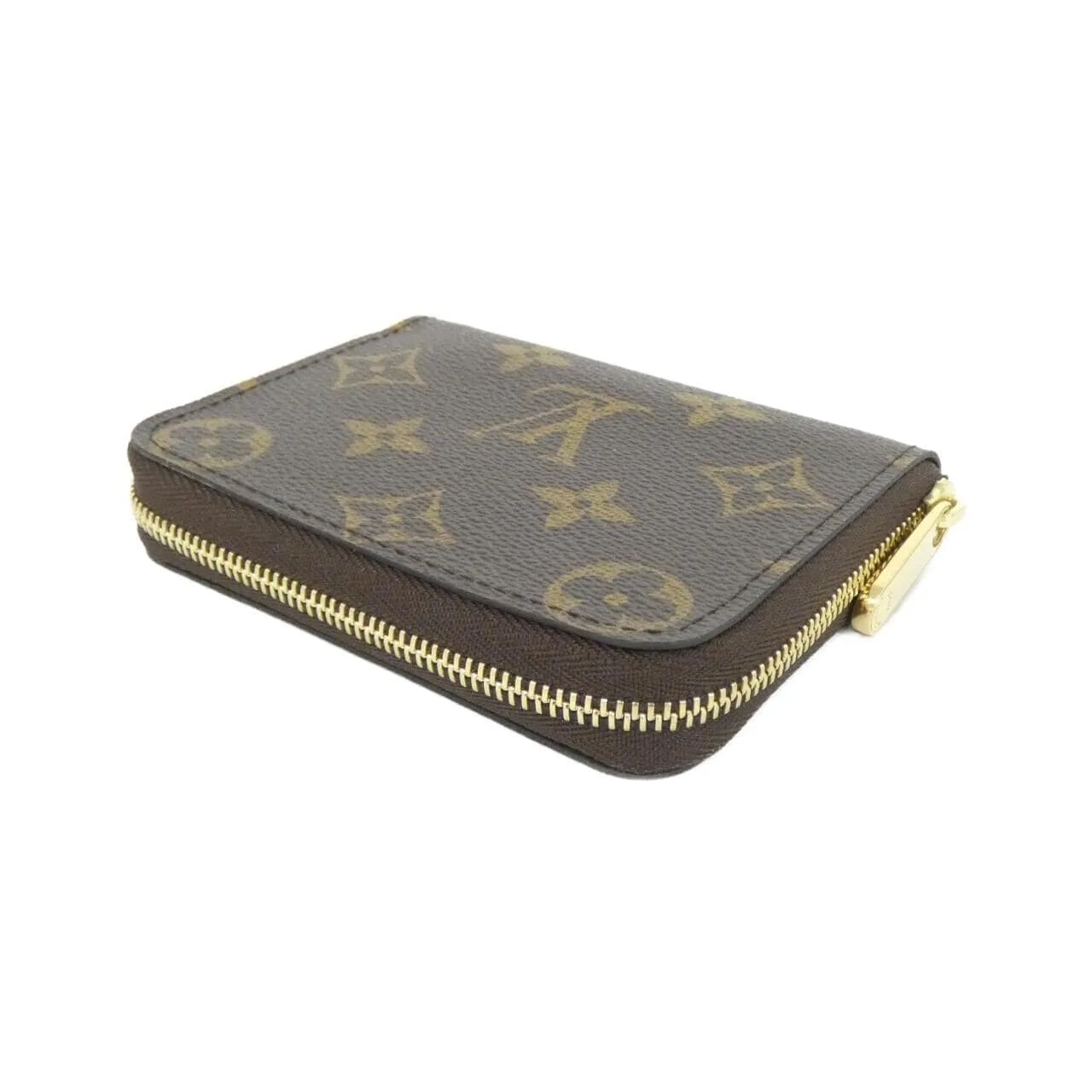 LOUIS VUITTON M60067 Coin Case Monogram 黑色 Monogram 中古品A - 縮圖 2