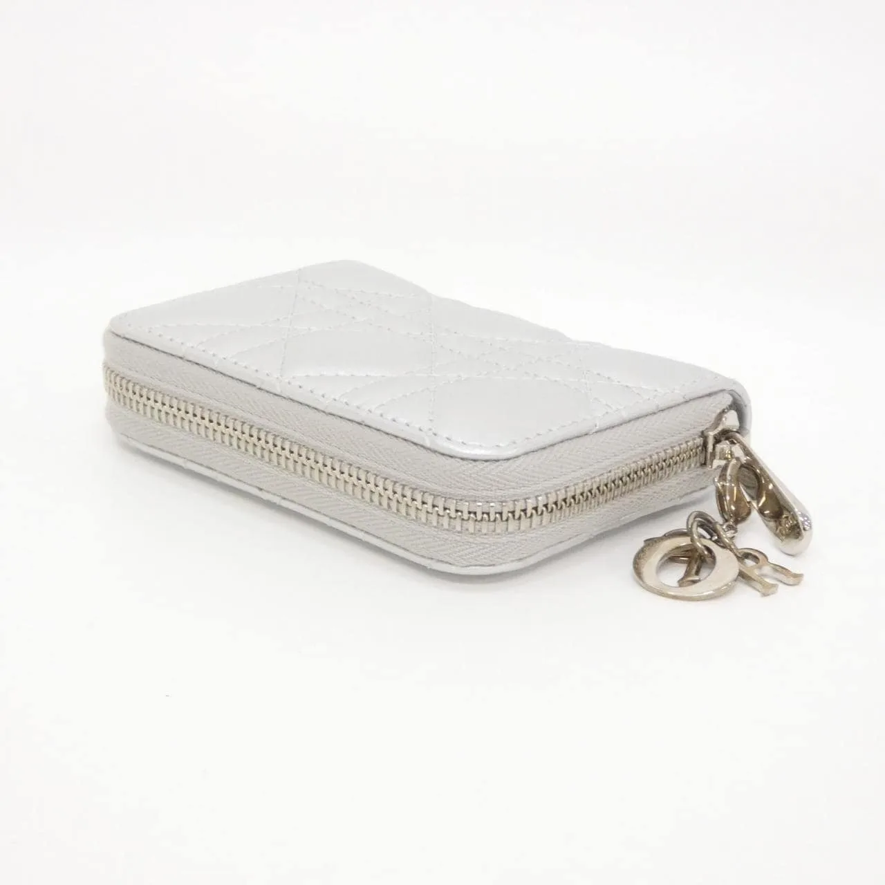 DIOR Lady Dior S0985PNHN Coin Case Lambskin 黑色 羊皮 中古品A - 縮圖 2