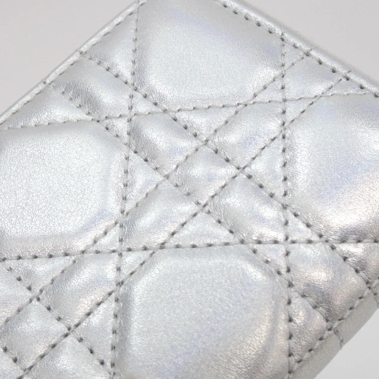 DIOR Lady Dior S0985PNHN Coin Case Lambskin 黑色 羊皮 中古品A - 縮圖 4