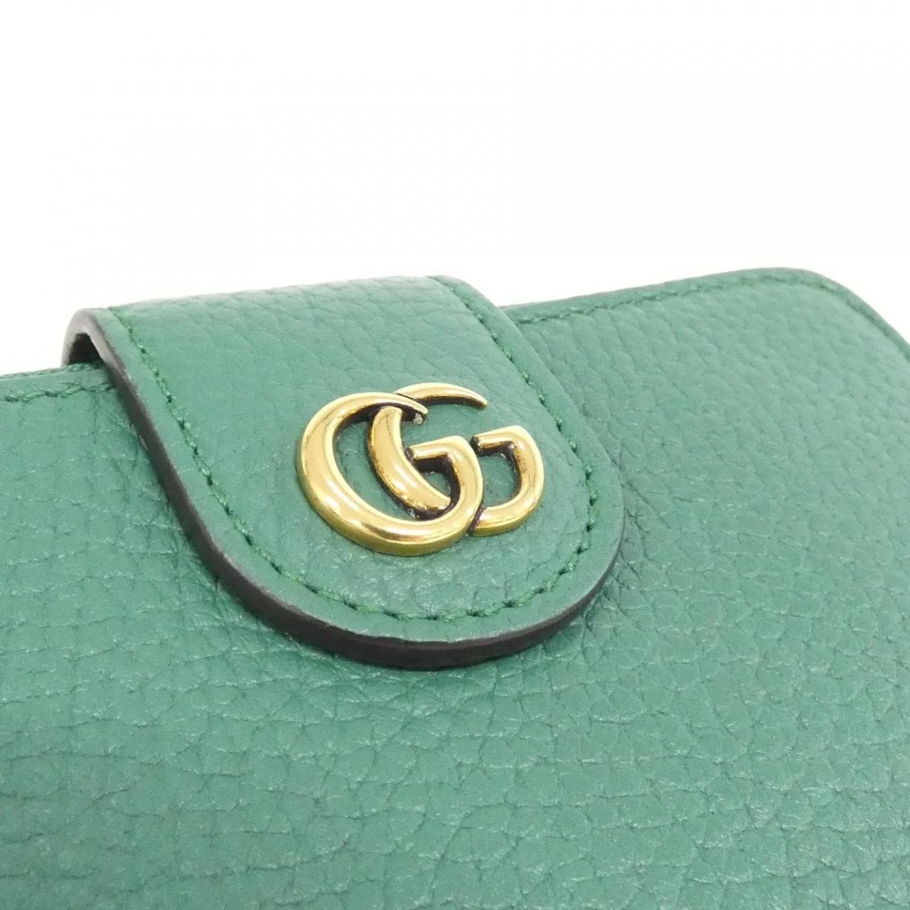 GUCCI 739498 AABXM Wallet Leather 黑色 皮革 中古品A - 縮圖 3