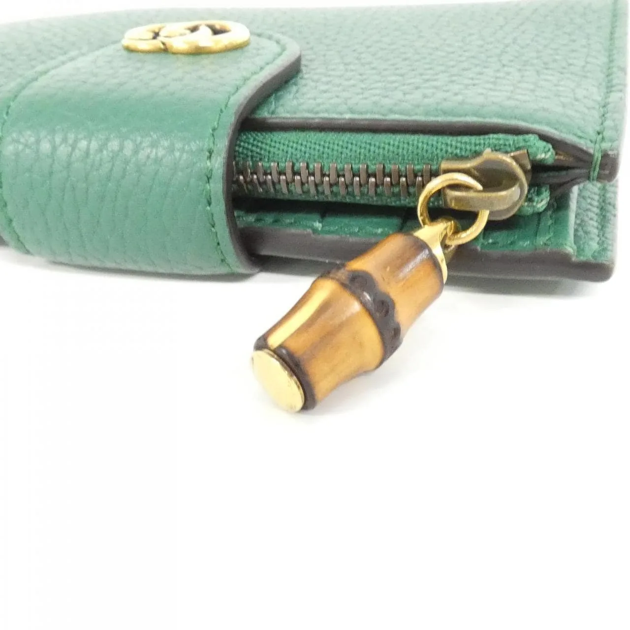 GUCCI 739498 AABXM Wallet Leather 黑色 皮革 中古品A - 縮圖 5