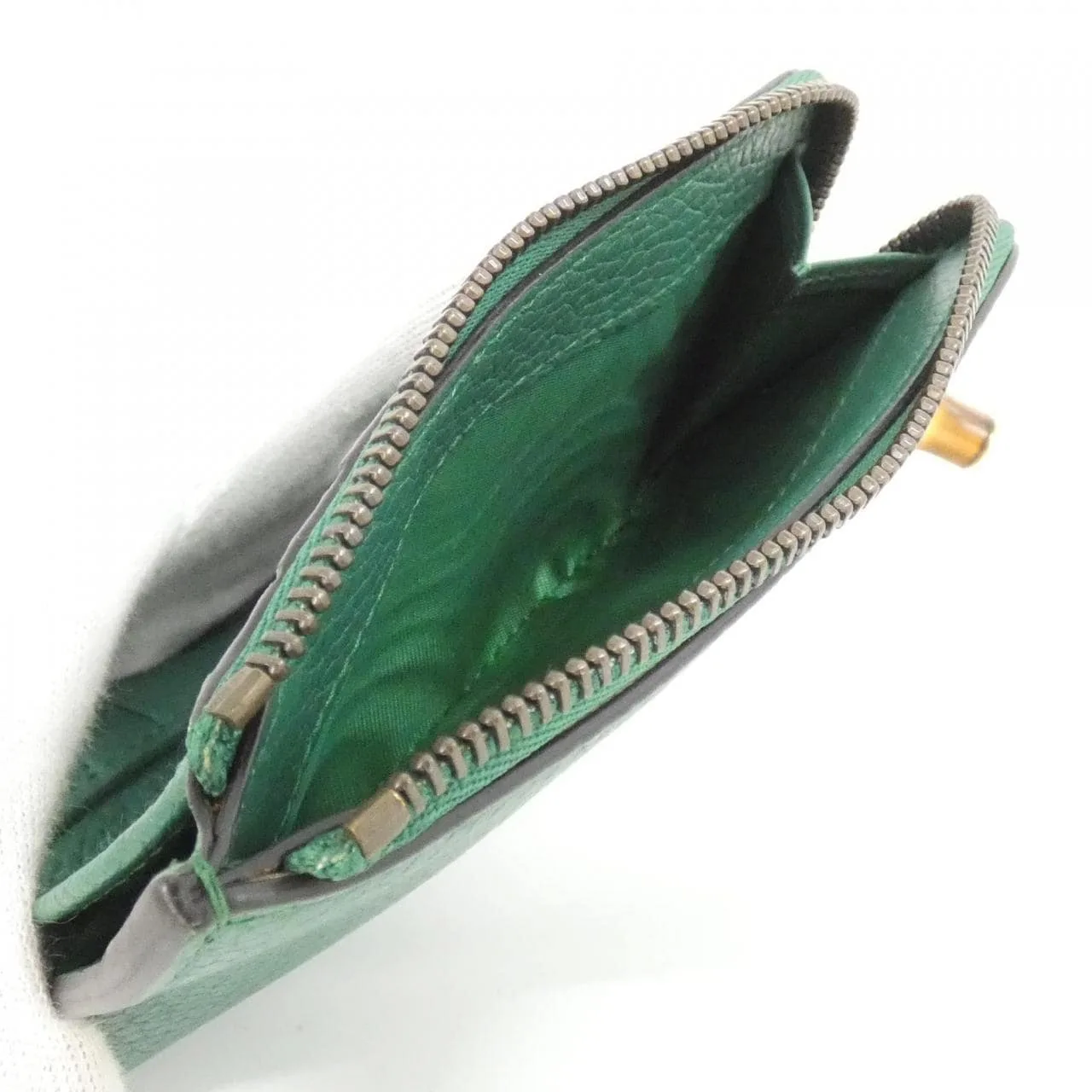 GUCCI 739498 AABXM Wallet Leather 黑色 皮革 中古品A - 縮圖 8