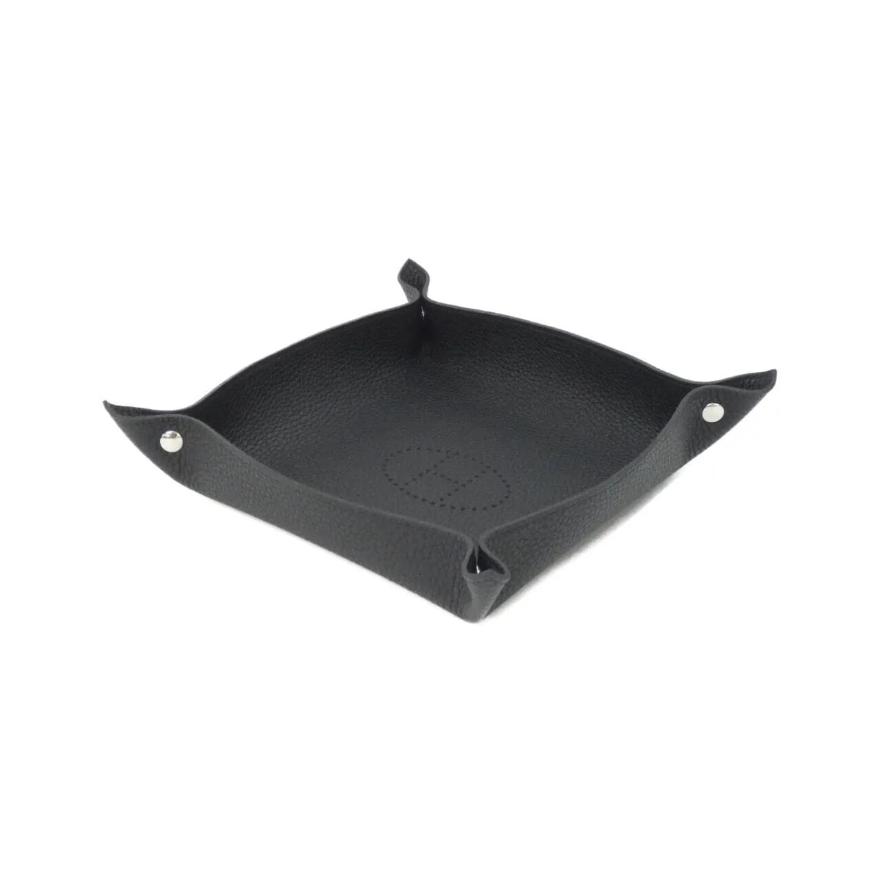 HERMES 400060M Wallet Clemence Black