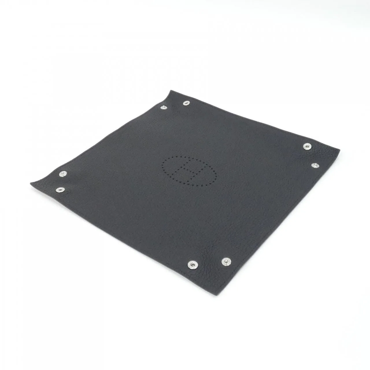 HERMES 400060M Wallet Clemence Black Clemence Leather Rank A - Thumbnail 5