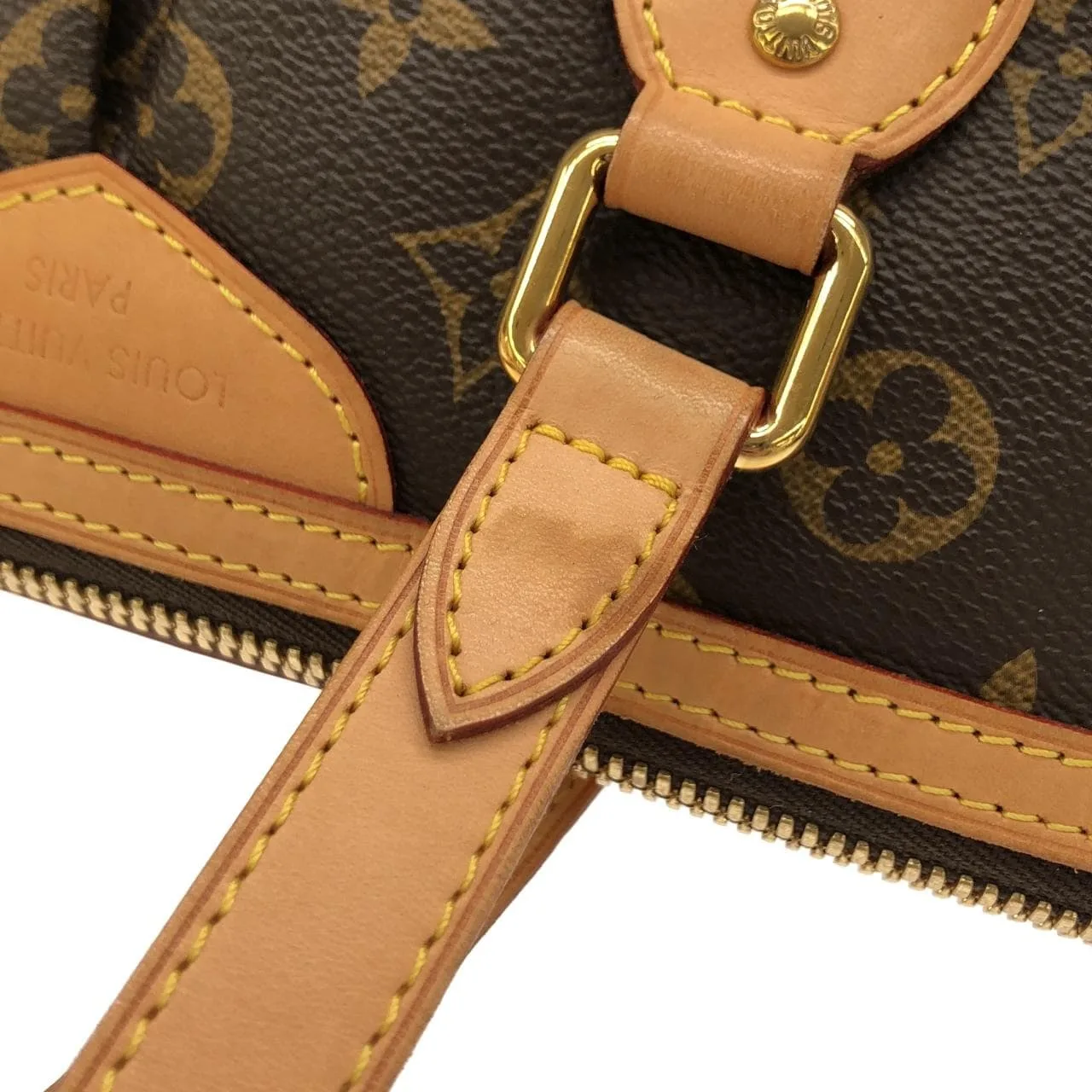 LOUIS VUITTON M40145 Handbag Monogram Black Monogram Rank A - Thumbnail 3