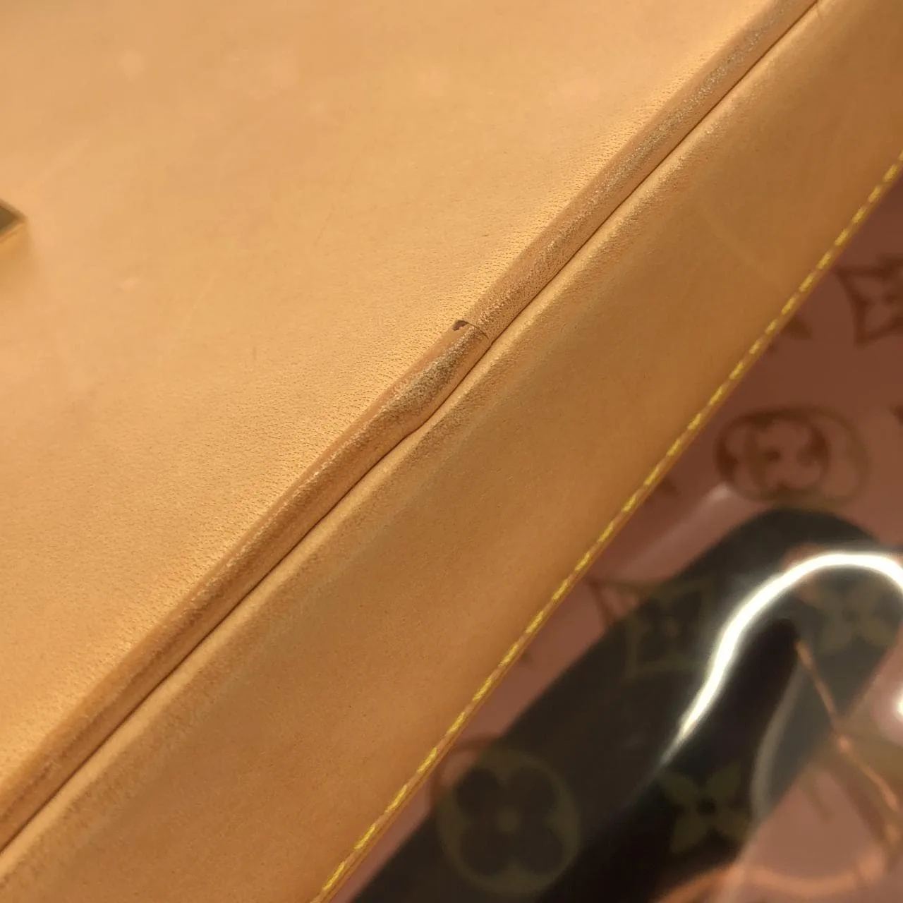 LOUIS VUITTON M92500 Handbag Monogram 黑色 Monogram 中古品A - 縮圖 3