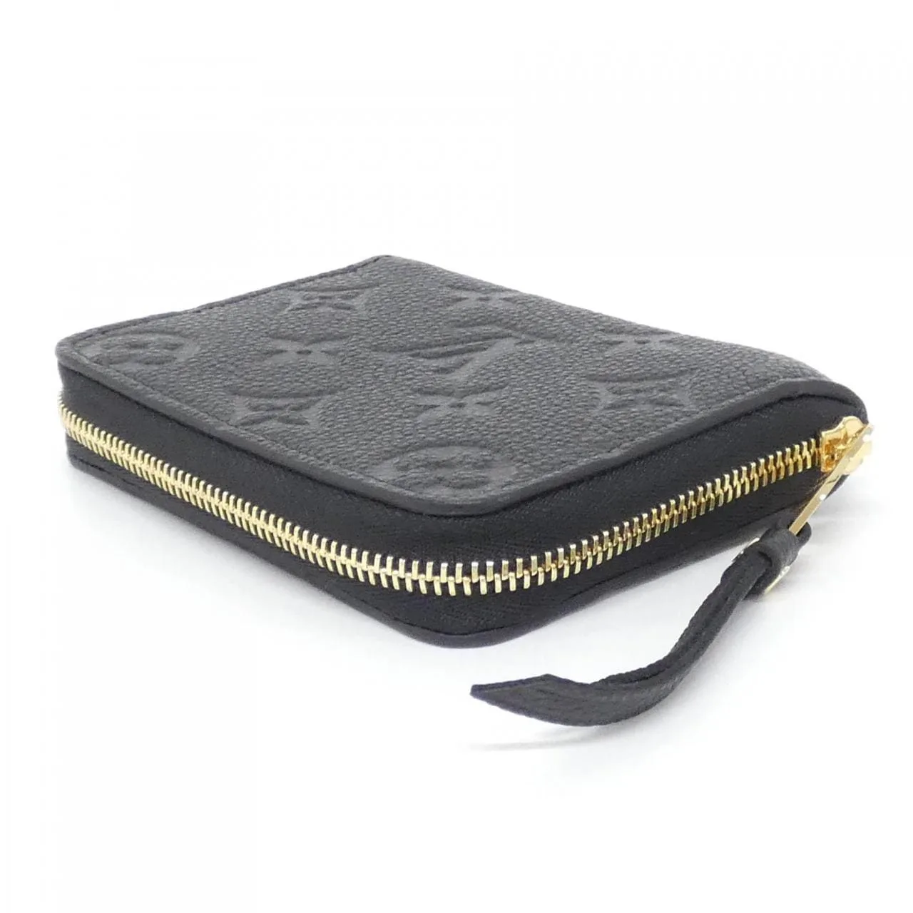 LOUIS VUITTON M60574 Coin Case Monogram 黑色 Monogram 中古品A - 縮圖 2