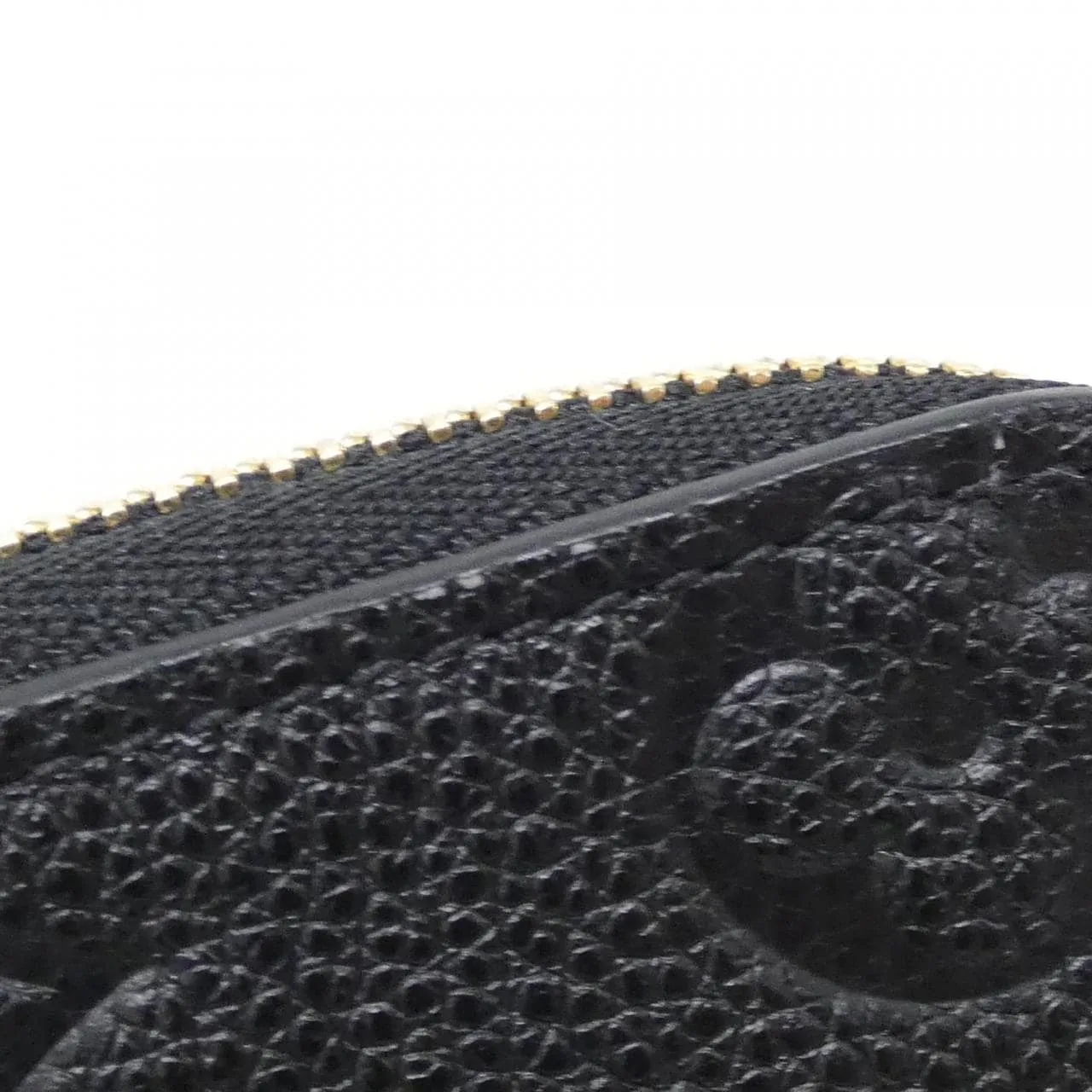 LOUIS VUITTON M60574 Coin Case Monogram 黑色 Monogram 中古品A - 縮圖 3