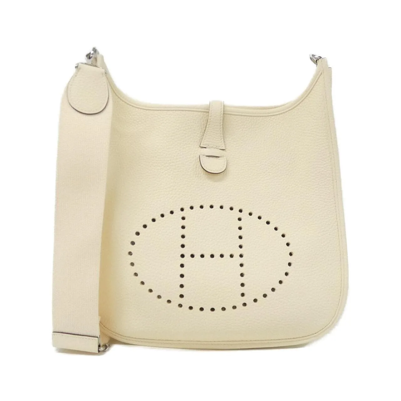 HERMES Evelyne 056277CK Shoulder Clemence Black