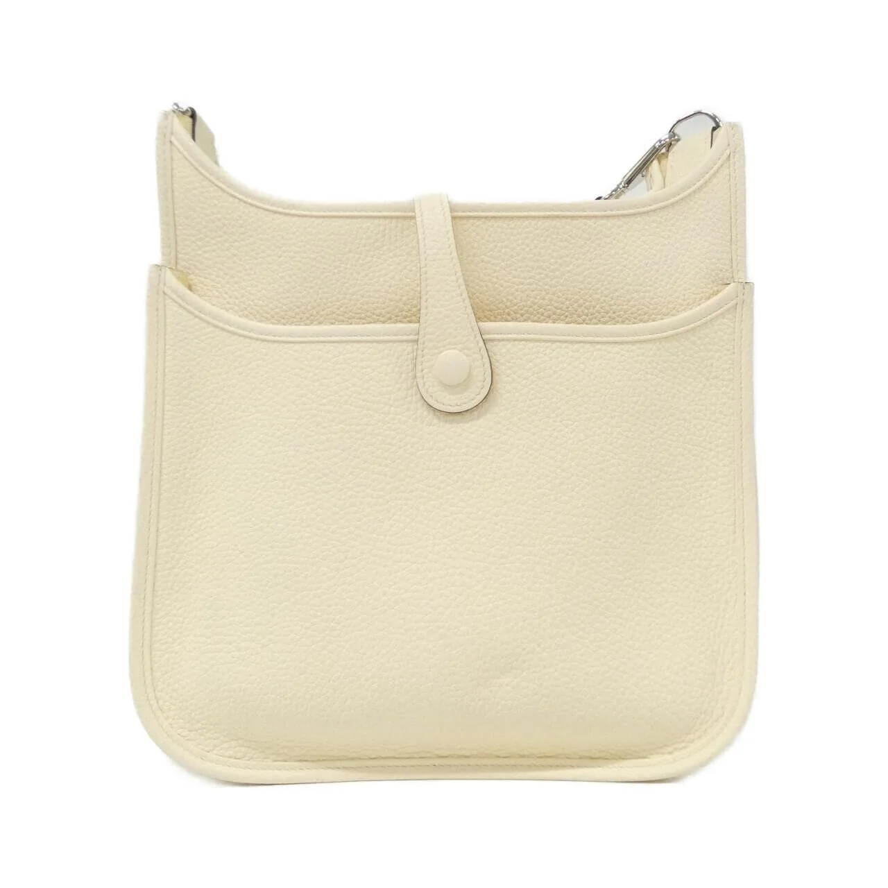 HERMES Evelyne 056277CK Shoulder Clemence Black Clemence Leather Rank A - Thumbnail 2