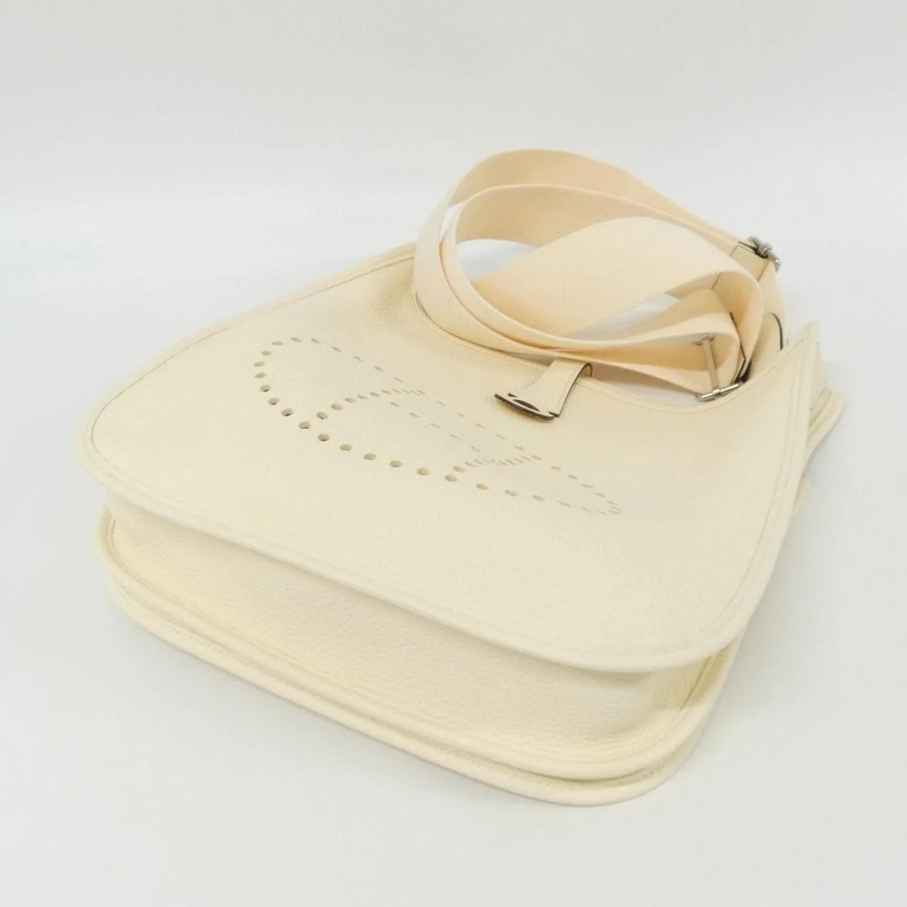 HERMES Evelyne 056277CK Shoulder Clemence Black Clemence Leather Rank A - Thumbnail 3