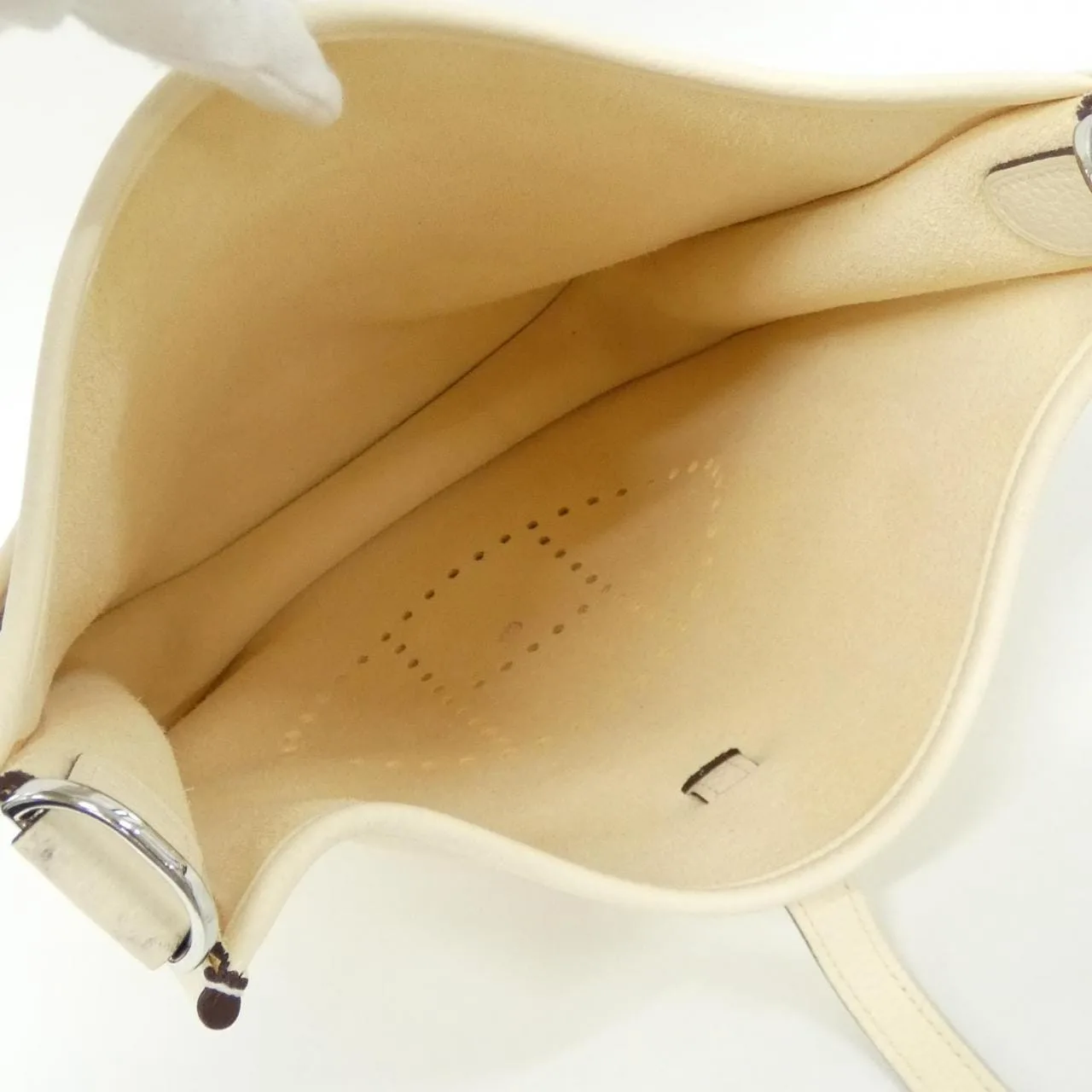 HERMES Evelyne 056277CK Shoulder Clemence Black Clemence Leather Rank A - Thumbnail 7