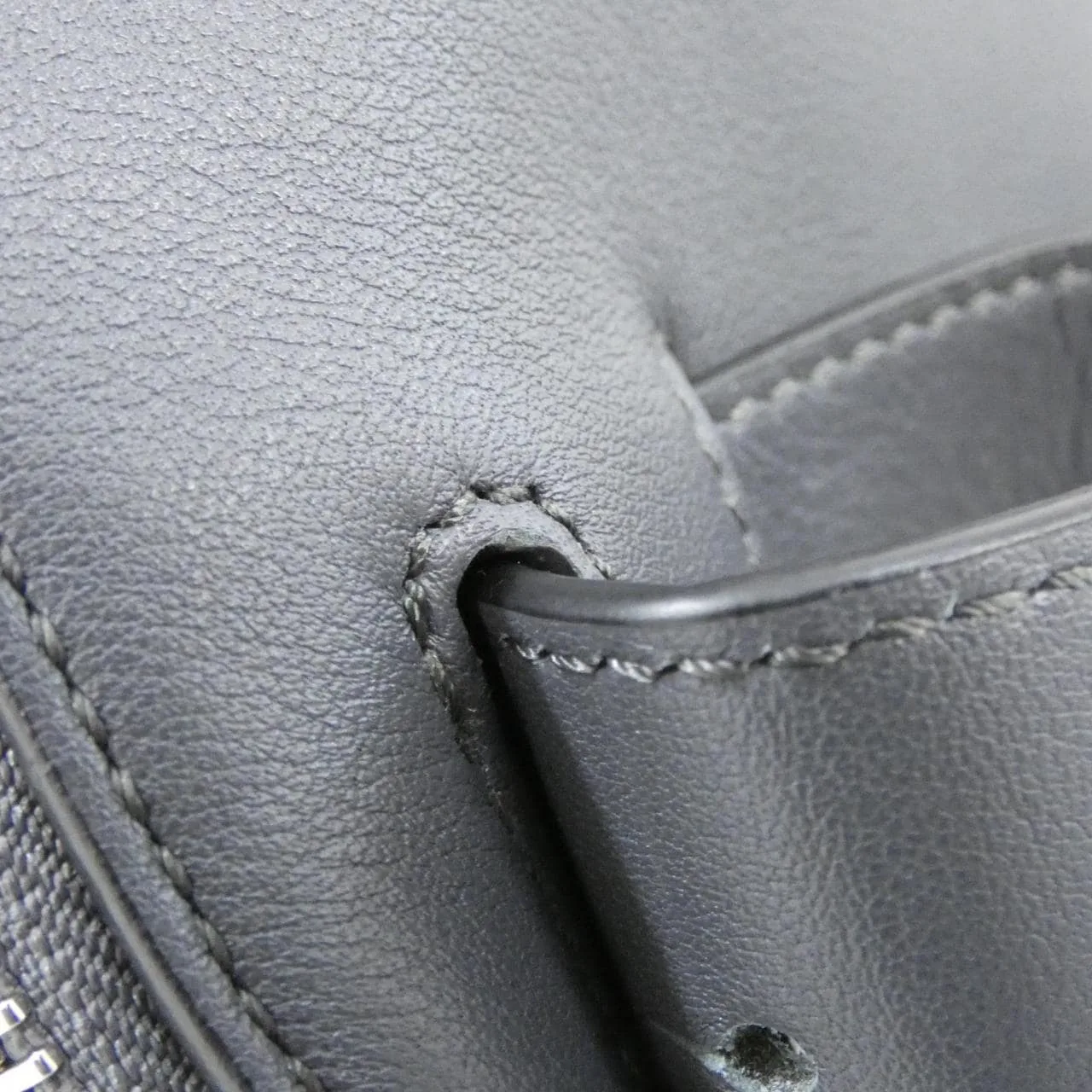 LOEWE Puzzle B511A09X06 Shoulder 黑色 中古品A - 縮圖 6