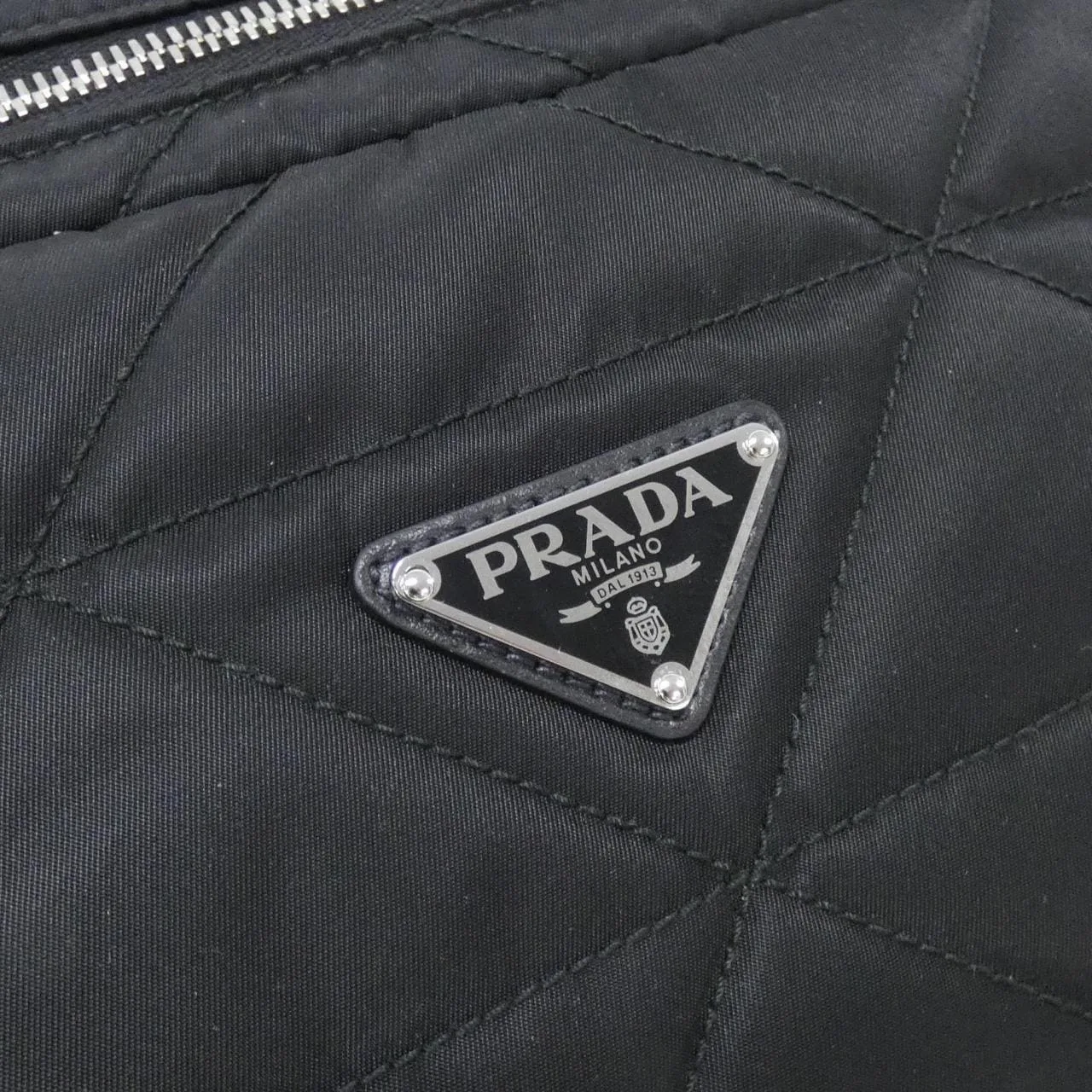 PRADA 2VH994 Shoulder 黑色 中古品A - 縮圖 4