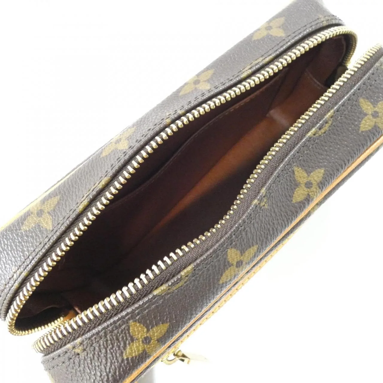 LOUIS VUITTON Pochette M51183 Shoulder Monogram 黑色 Monogram 中古品A - 縮圖 7