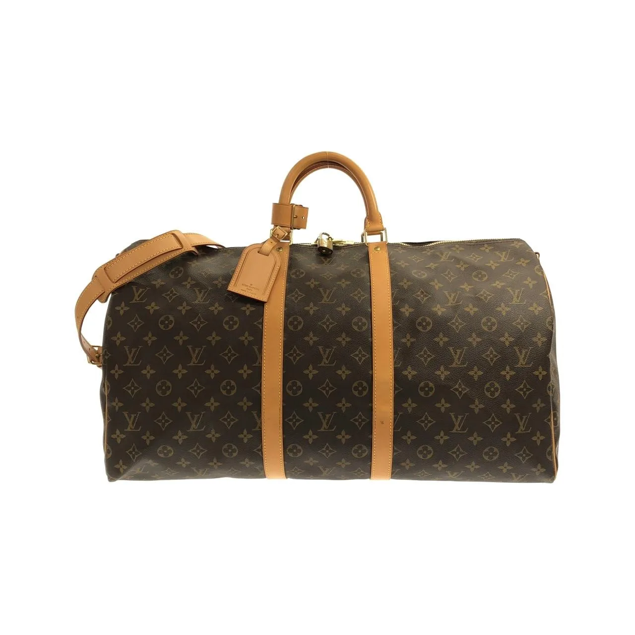 LOUIS VUITTON Keepall M41414 Boston Monogram Black