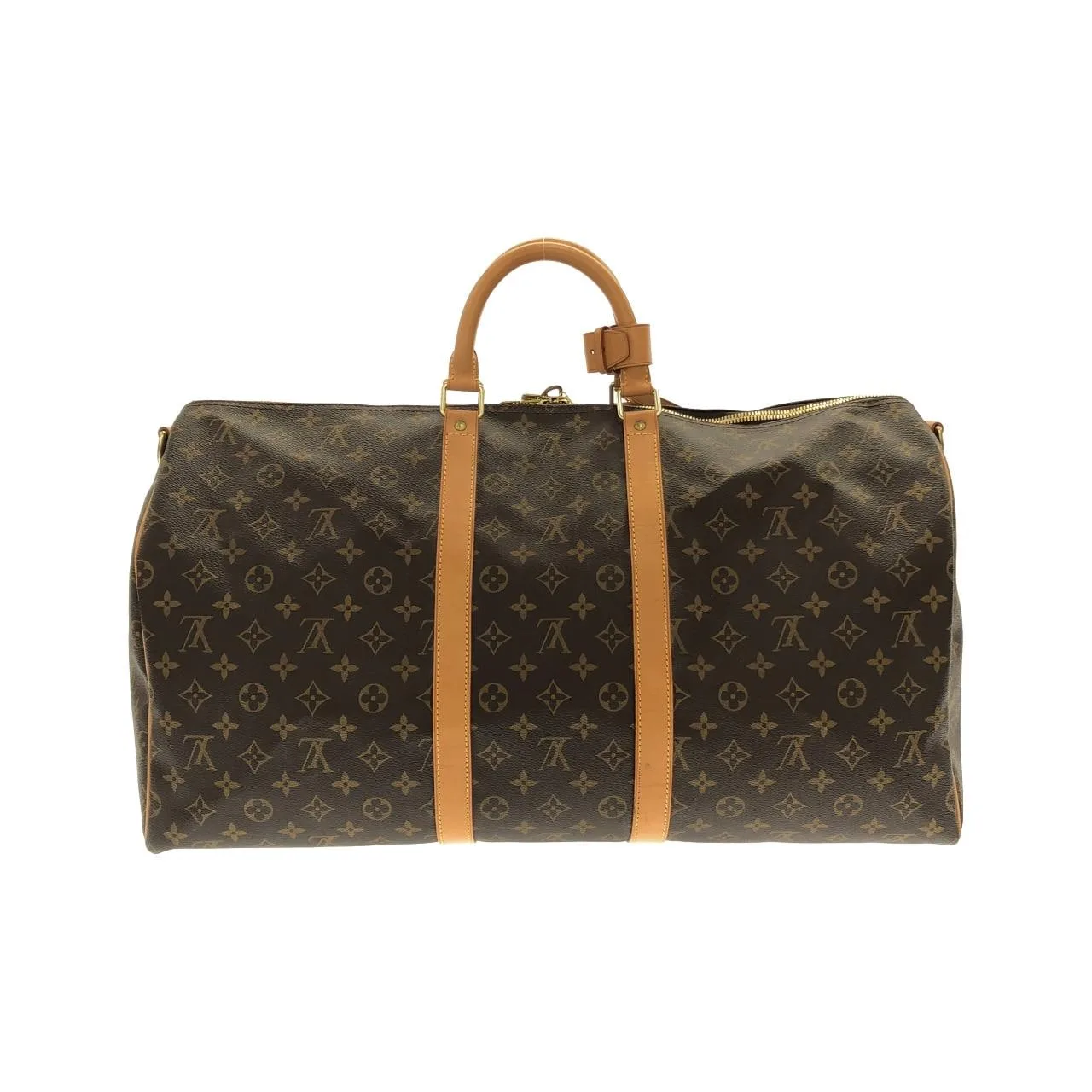 LOUIS VUITTON Keepall M41414 Boston Monogram 黑色 Monogram 中古品A - 縮圖 2