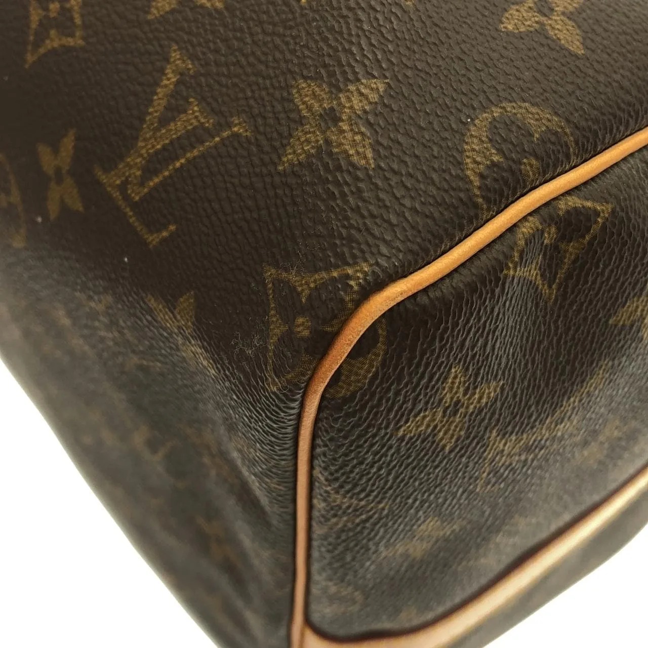LOUIS VUITTON Keepall M41414 Boston Monogram 黑色 Monogram 中古品A - 縮圖 3