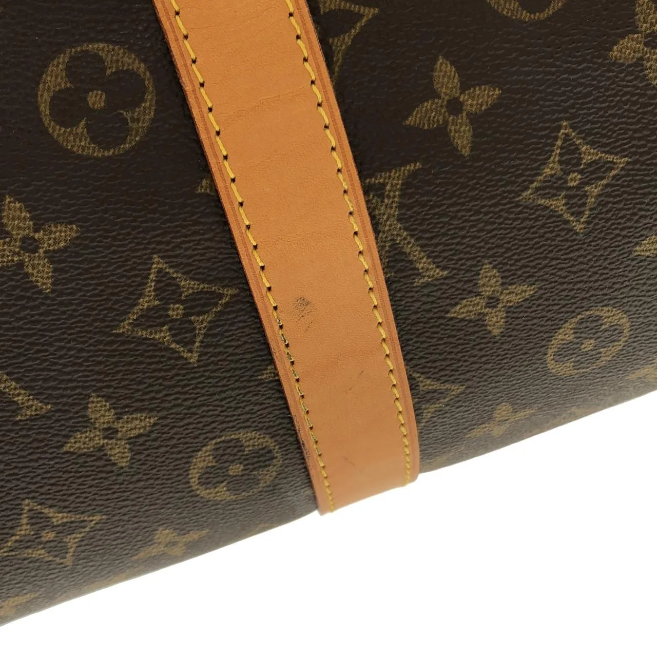 LOUIS VUITTON Keepall M41414 Boston Monogram 黑色 Monogram 中古品A - 縮圖 5