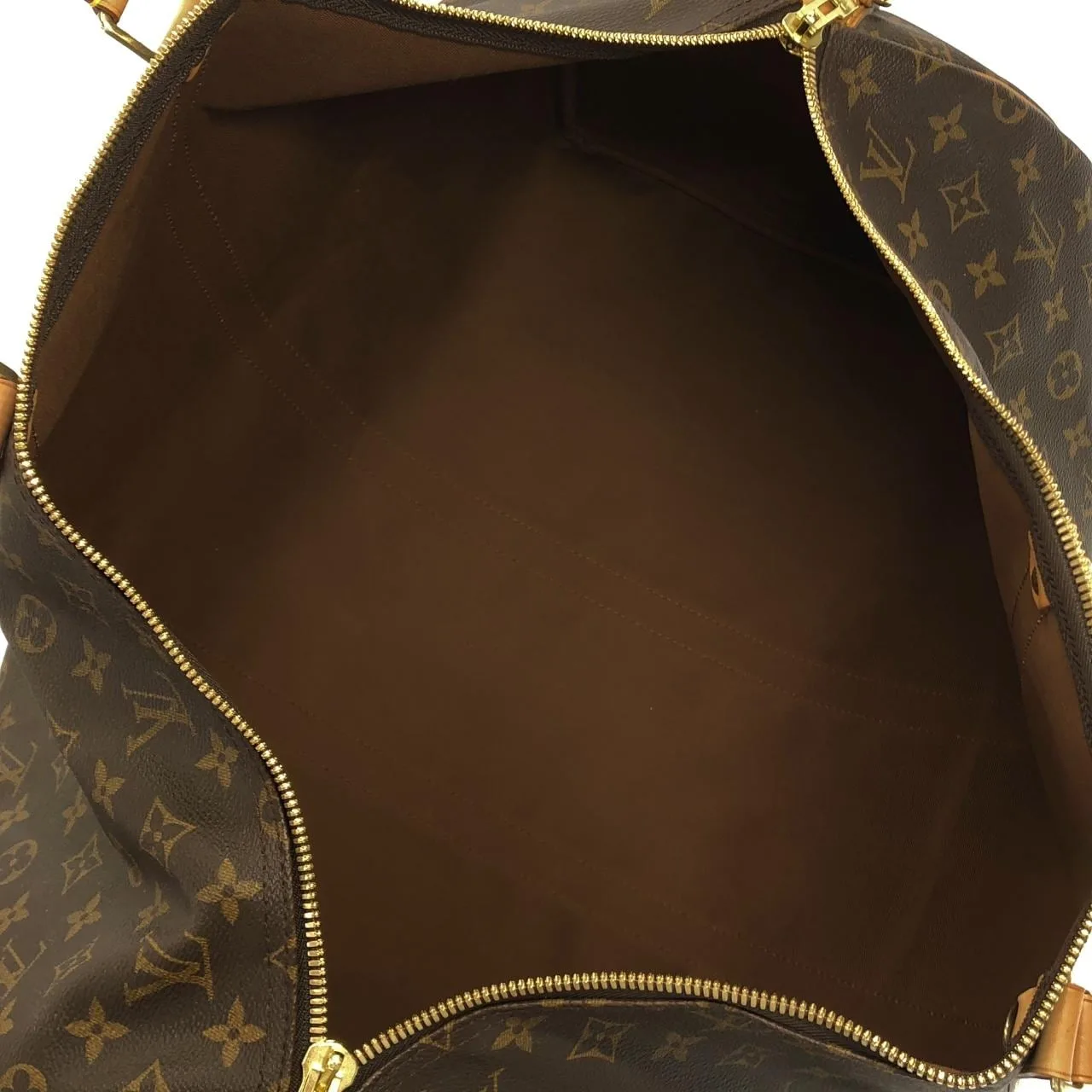 LOUIS VUITTON Keepall M41414 Boston Monogram 黑色 Monogram 中古品A - 縮圖 8