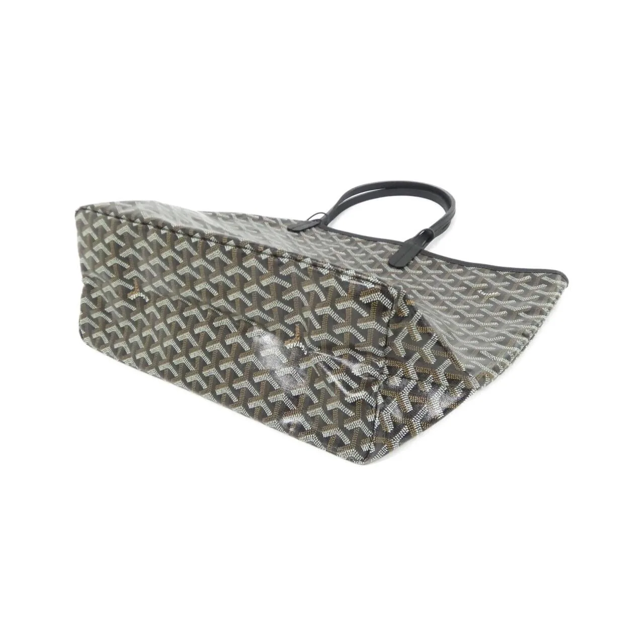 GOYARD Saint Louis AMA LOUIS PM Tote Canvas 黑色 帆布 未使用品 - 縮圖 2