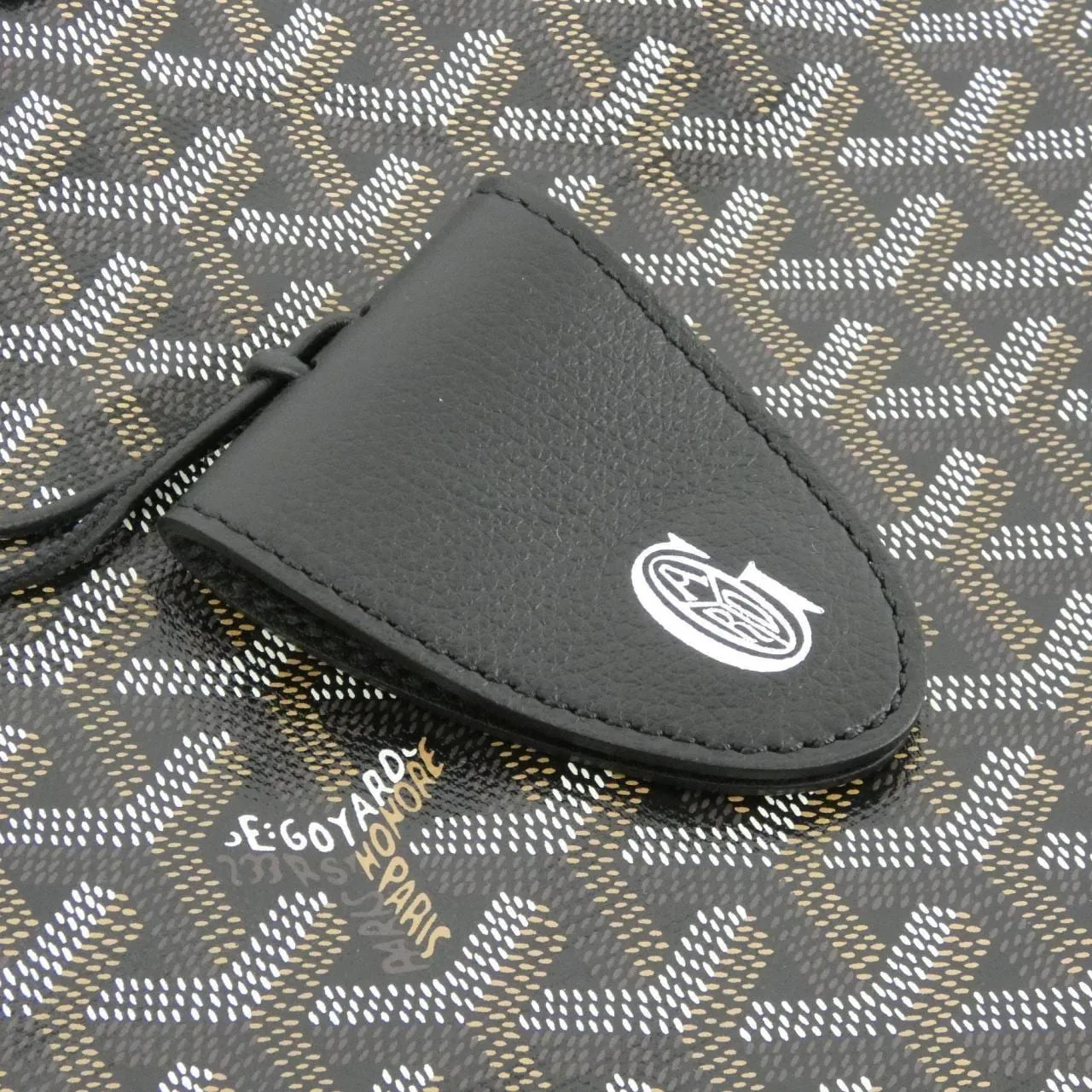 GOYARD Saint Louis AMA LOUIS PM Tote Canvas 黑色 帆布 未使用品 - 縮圖 3