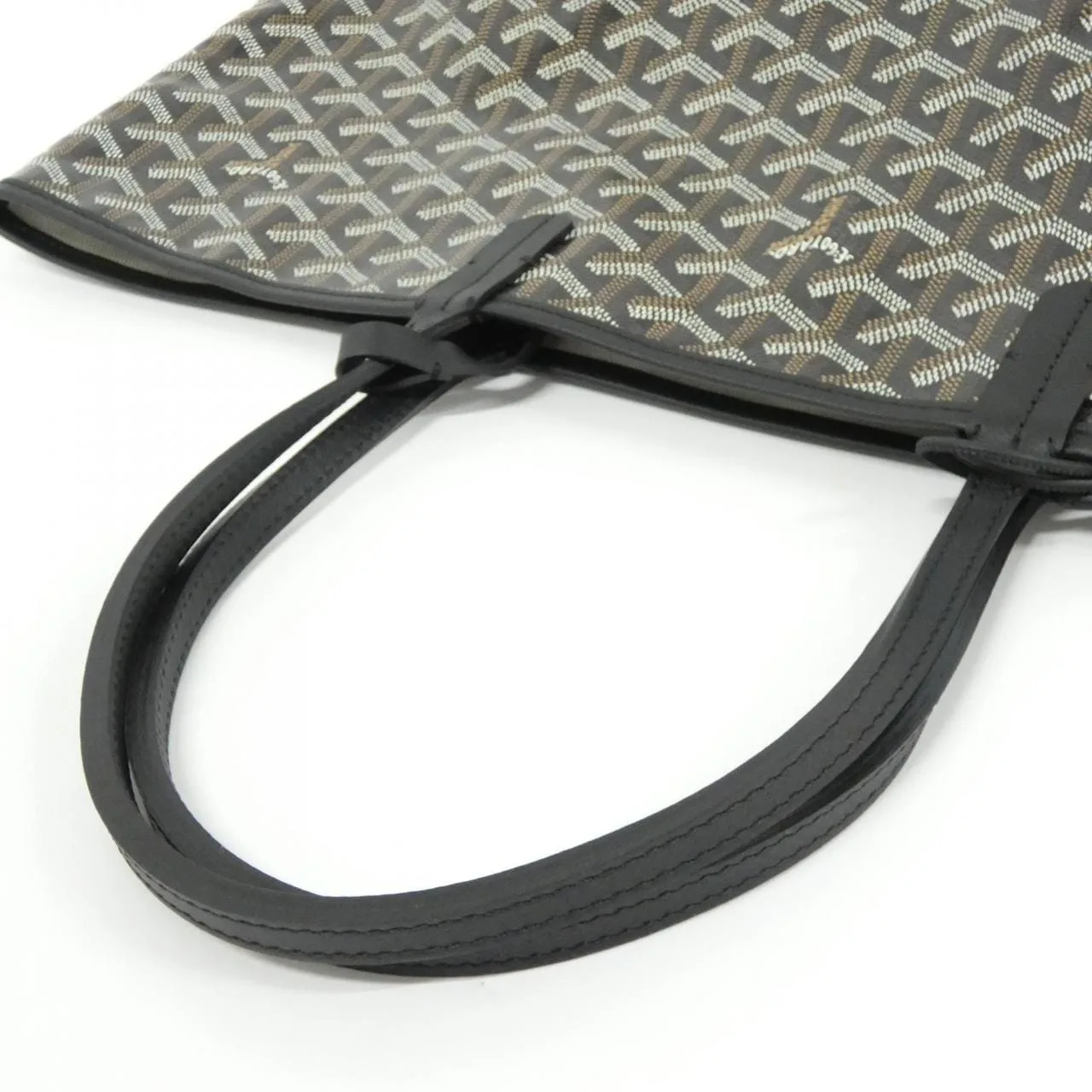 GOYARD Saint Louis AMA LOUIS PM Tote Canvas 黑色 帆布 未使用品 - 縮圖 4