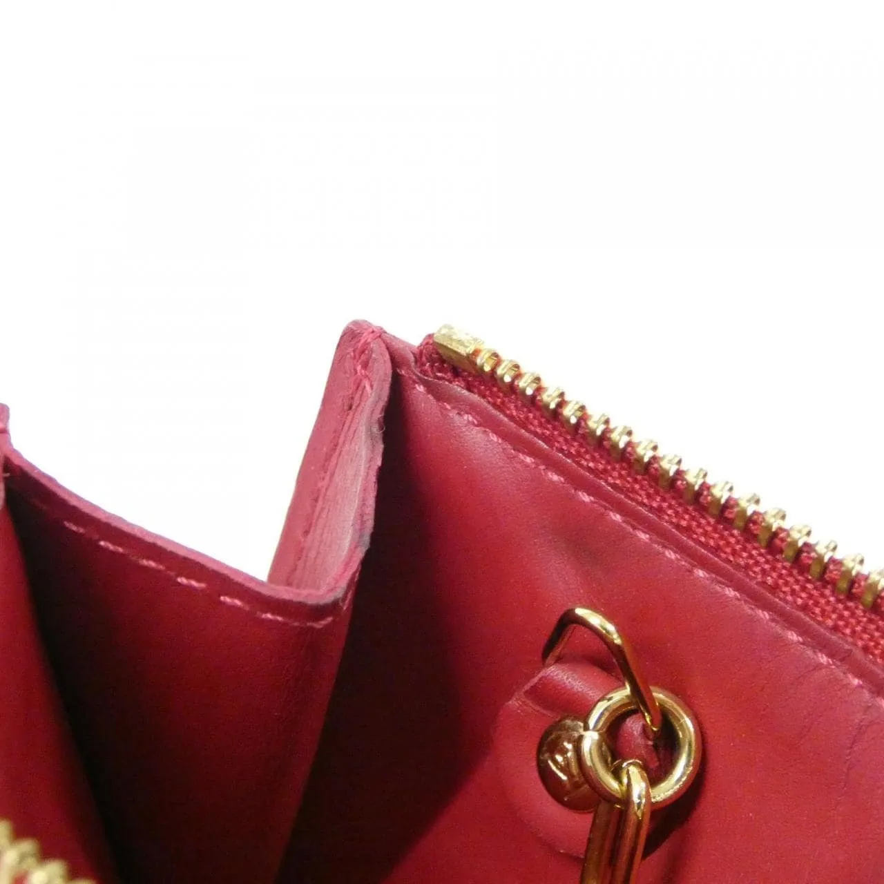 LOUIS VUITTON Pochette M93559 Coin Case Vernis Black Vernis Rank A - Thumbnail 8